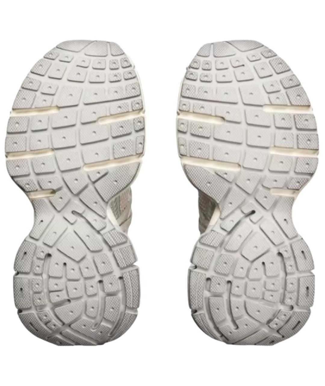 BALENCIAGA Бежевые низкие кроссовки / кеды, фото 4