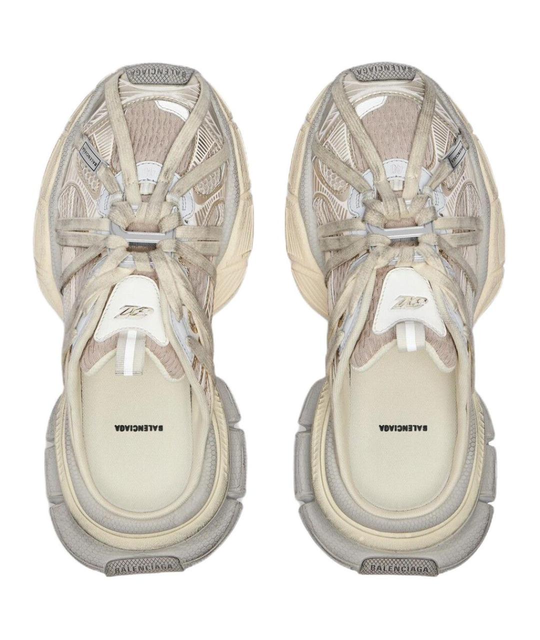 BALENCIAGA Бежевые кроссовки, фото 3
