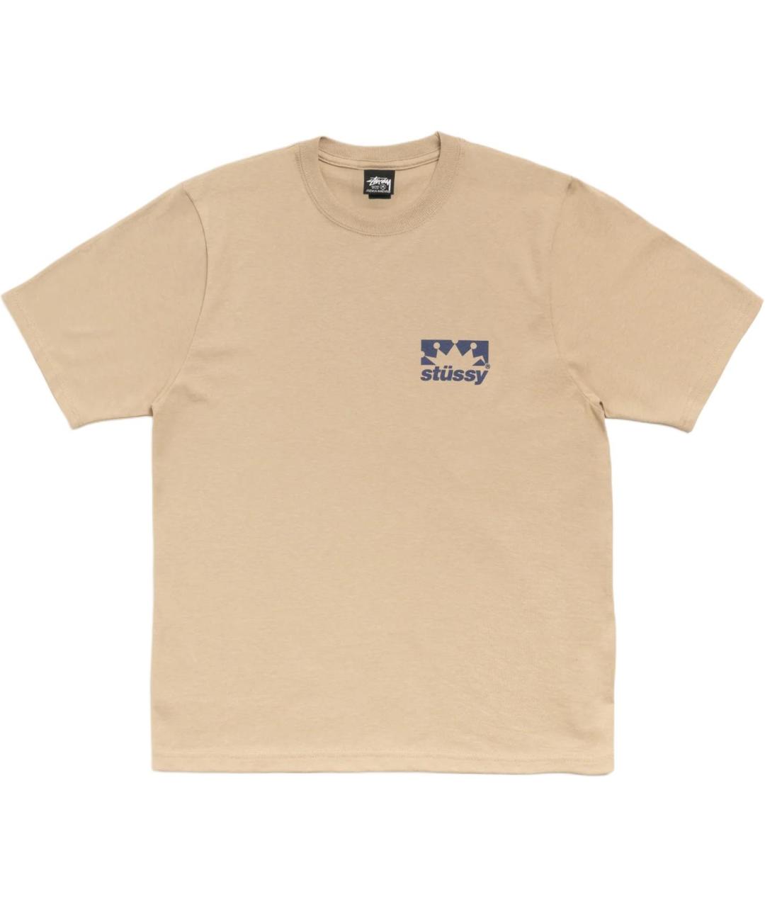 STUSSY Бежевая футболка, фото 1