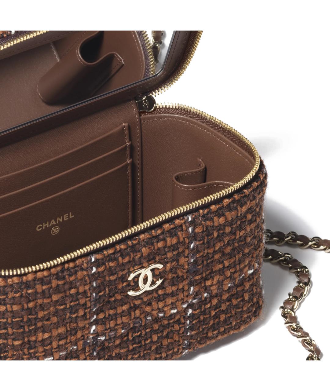 CHANEL Коричневая сумка через плечо, фото 3