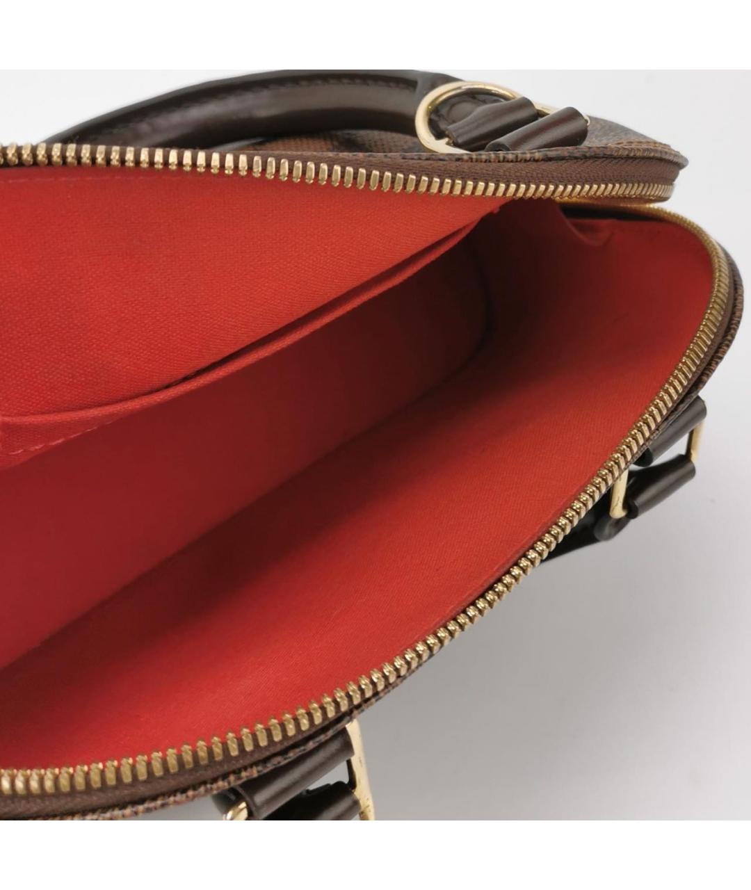 LOUIS VUITTON Коричневая сумка с короткими ручками, фото 6