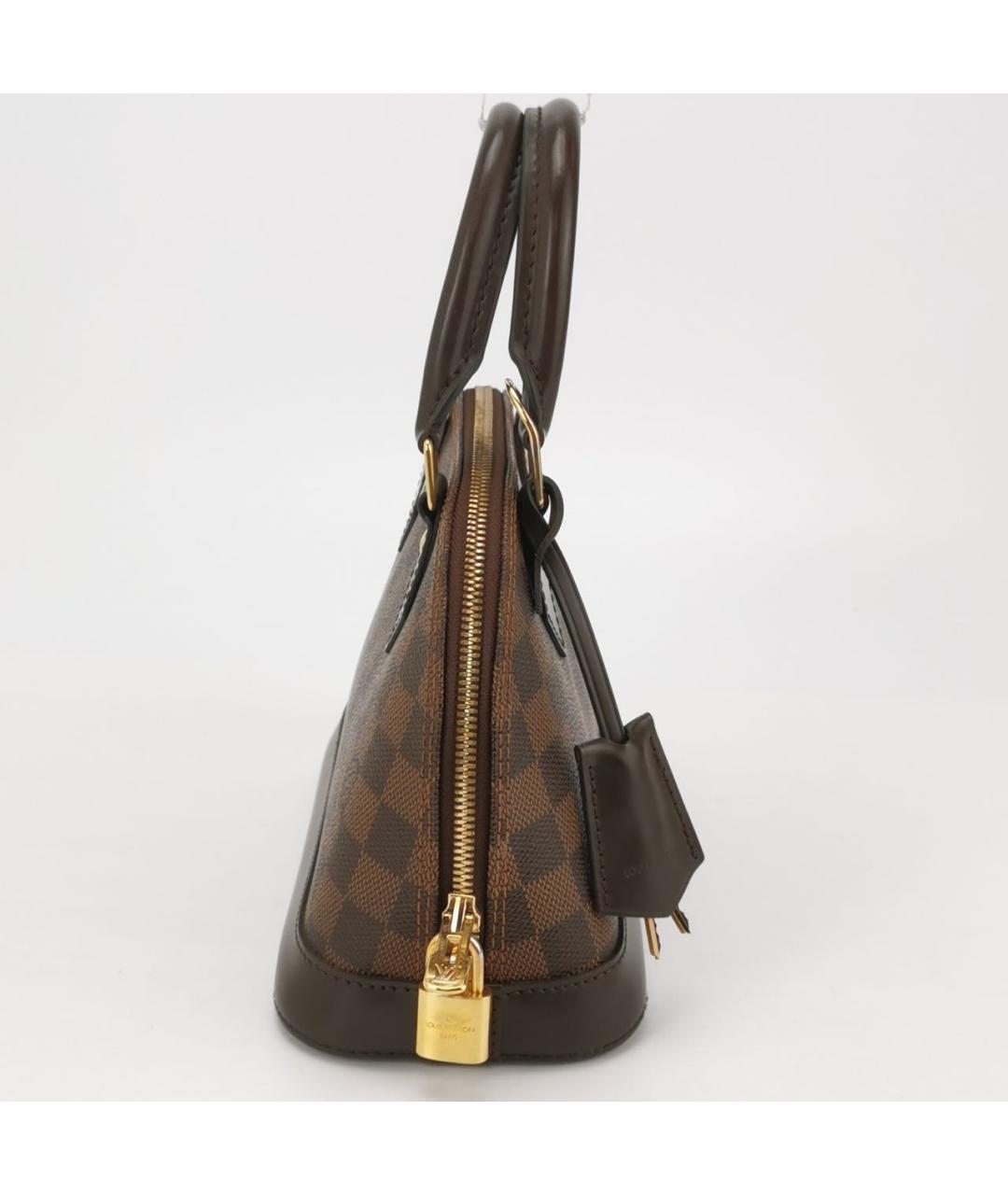 LOUIS VUITTON Коричневая сумка с короткими ручками, фото 3