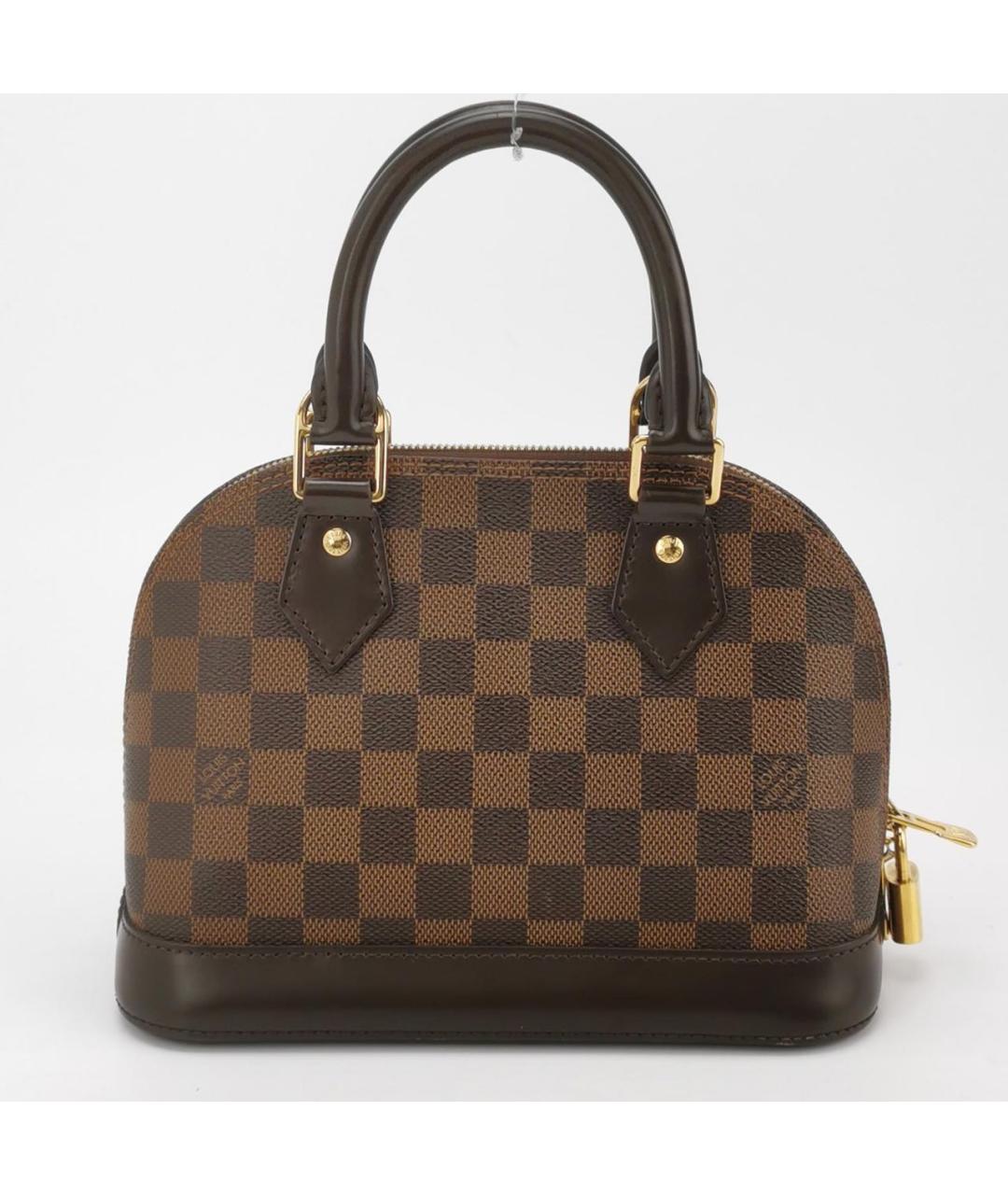 LOUIS VUITTON Коричневая сумка с короткими ручками, фото 4