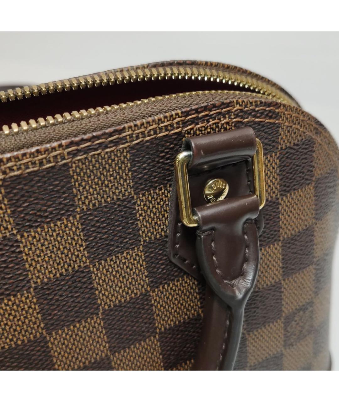 LOUIS VUITTON Коричневая сумка с короткими ручками, фото 8