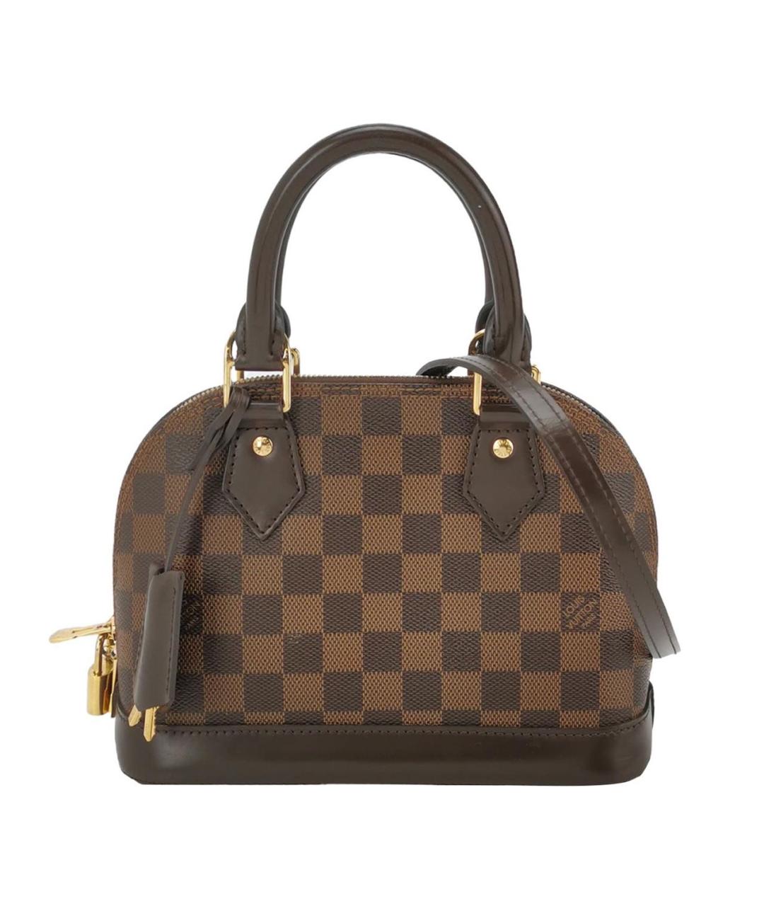 LOUIS VUITTON Коричневая сумка с короткими ручками, фото 9