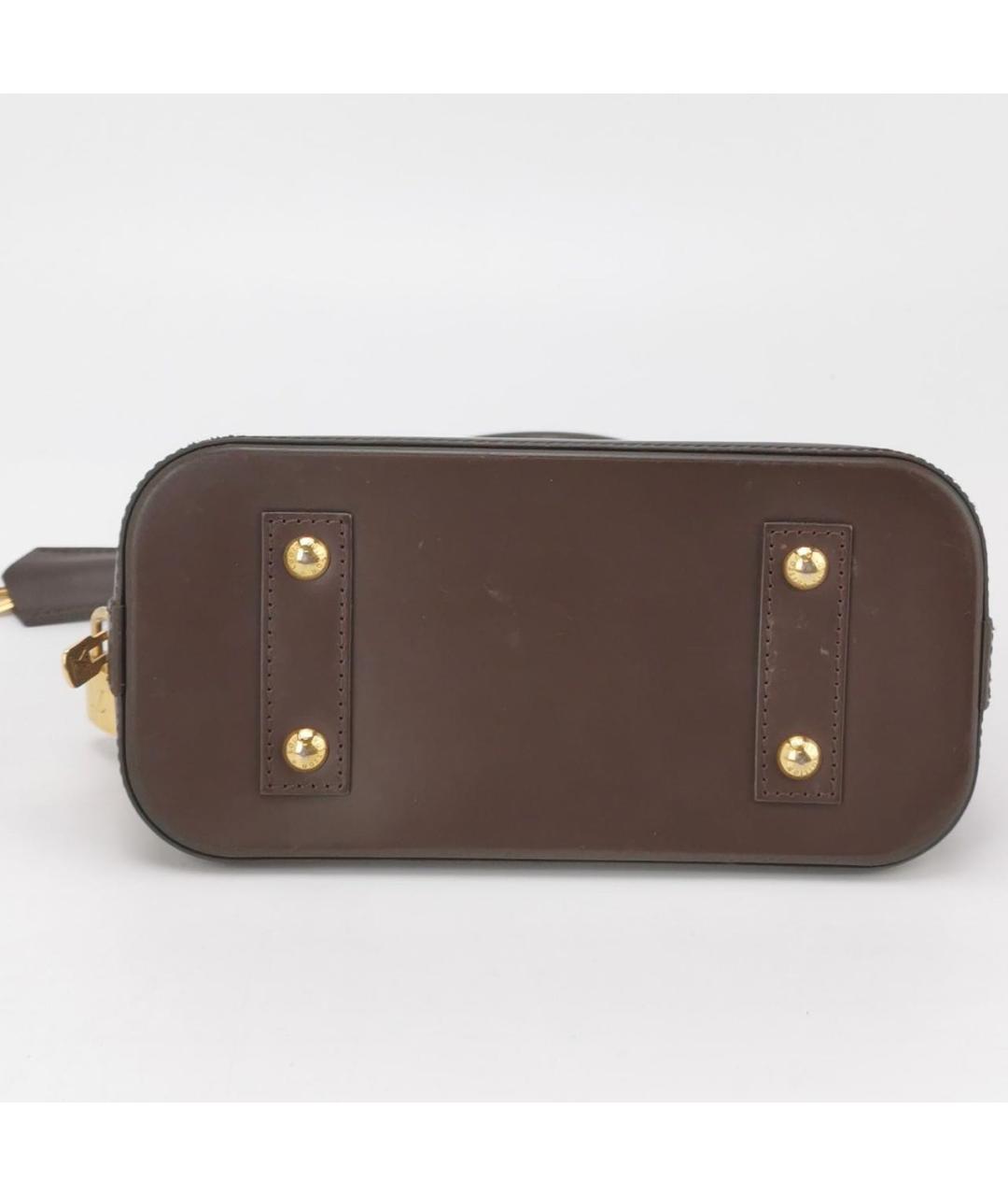 LOUIS VUITTON Коричневая сумка с короткими ручками, фото 5