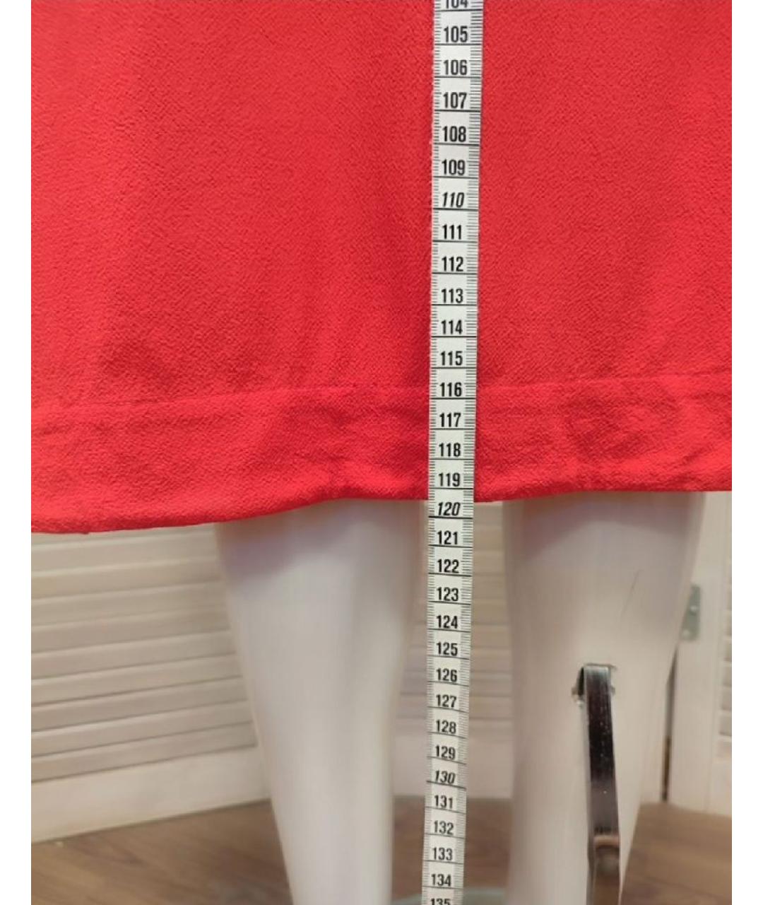 ARKET Красное вискозное повседневное платье, фото 5