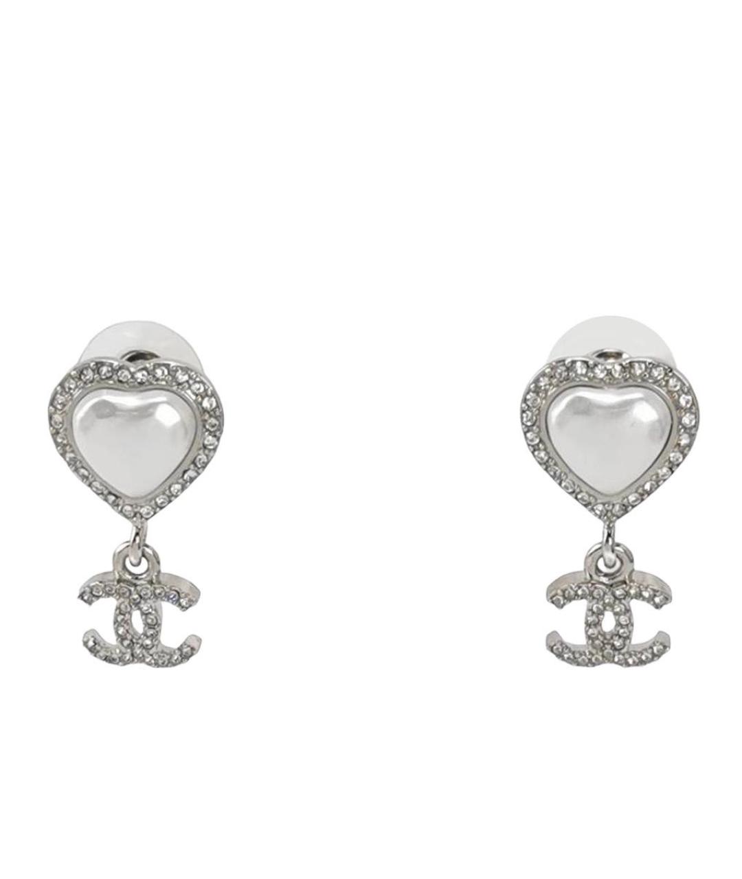 CHANEL Серебряные серьги, фото 6