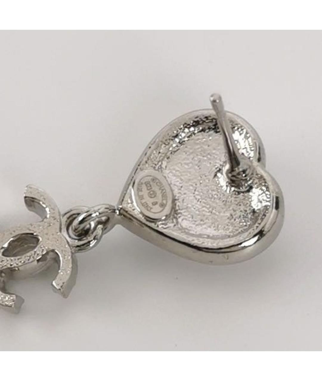 CHANEL Серебряные серьги, фото 4