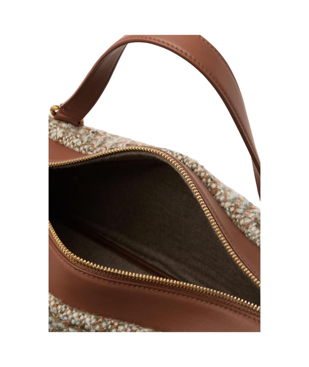 LORO PIANA Коричневая сумка через плечо, фото 5