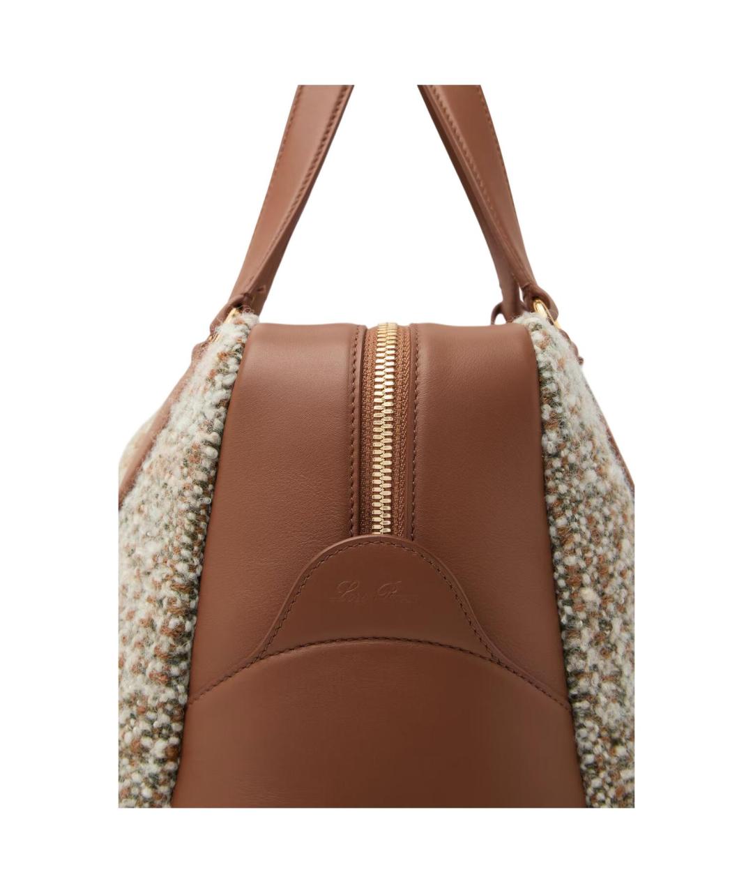 LORO PIANA Коричневая сумка через плечо, фото 4