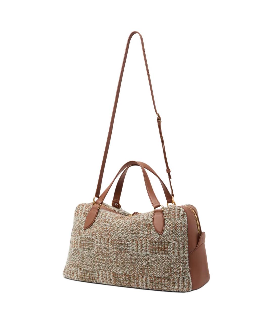 LORO PIANA Коричневая сумка через плечо, фото 2