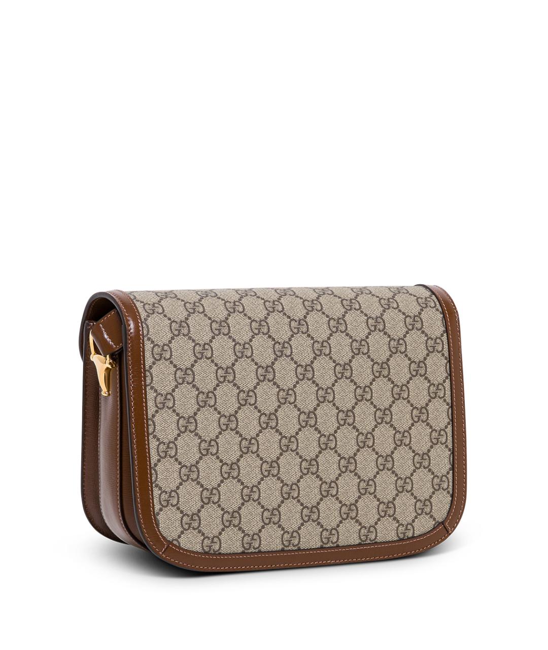 GUCCI Бежевая сумка через плечо из искусственной кожи, фото 2