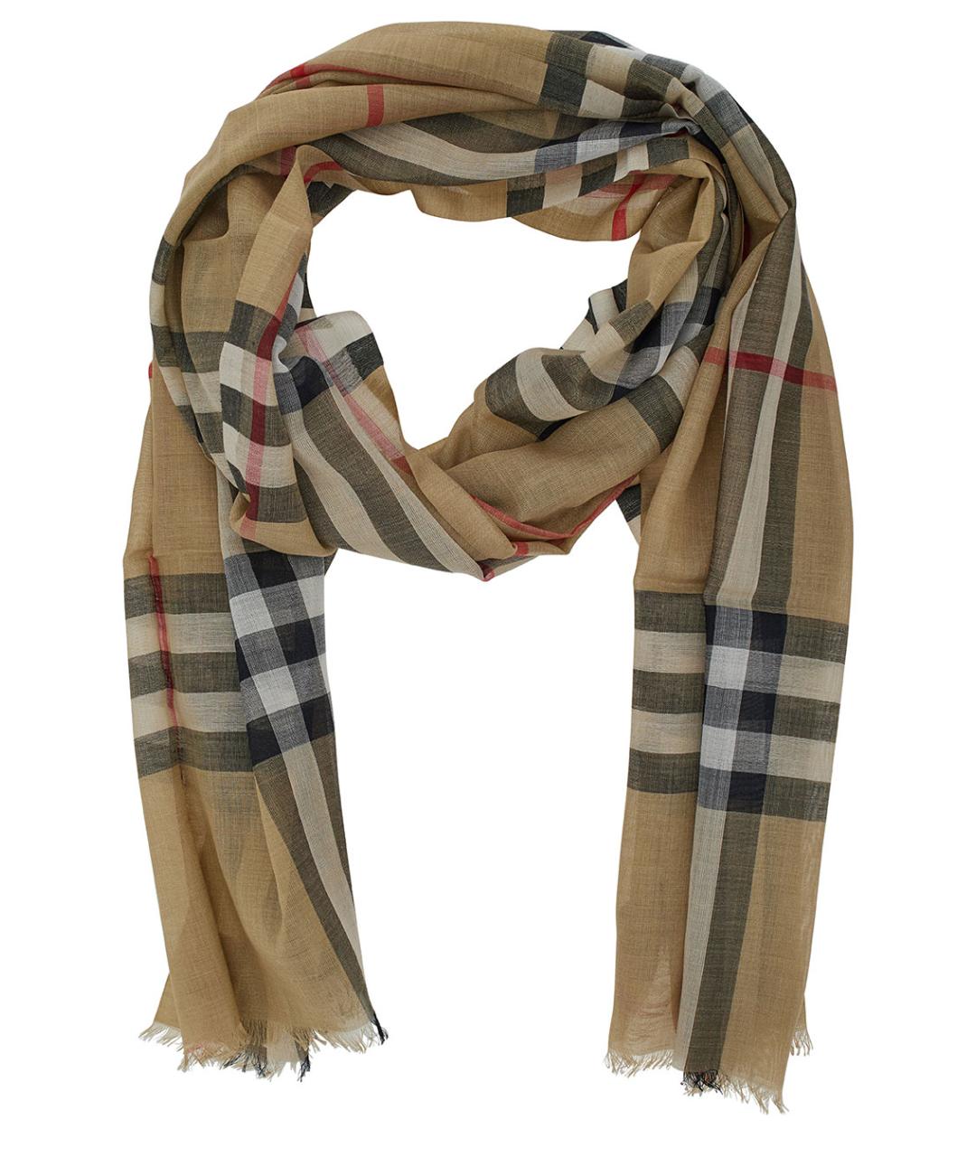 BURBERRY Мульти шерстяной шарф, фото 2