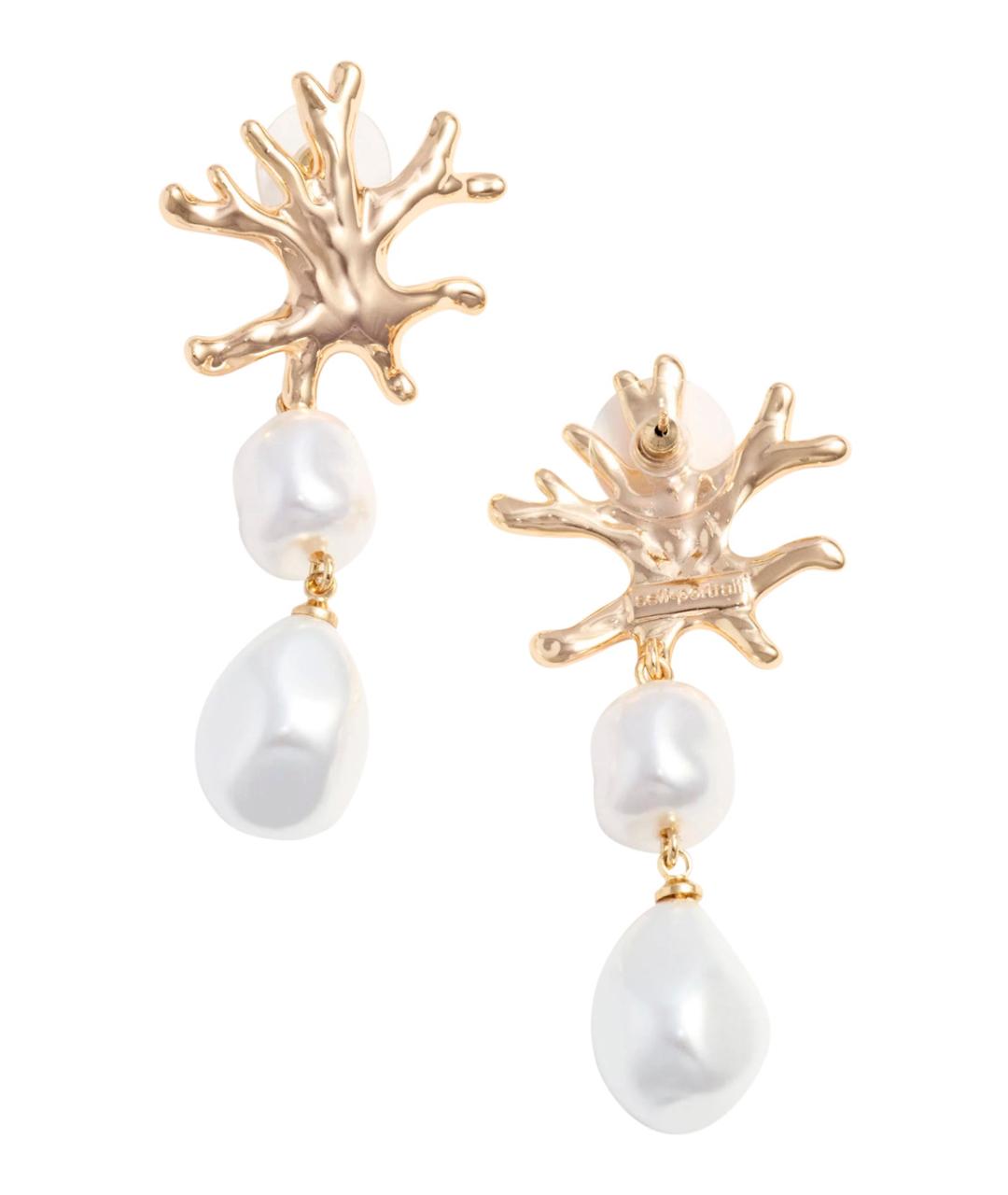 SELF-PORTRAIT Золотые серьги, фото 2