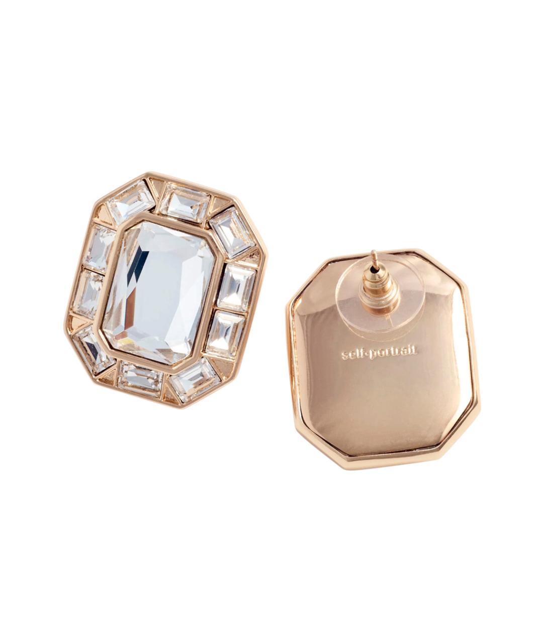 SELF-PORTRAIT Золотые металлические серьги, фото 2