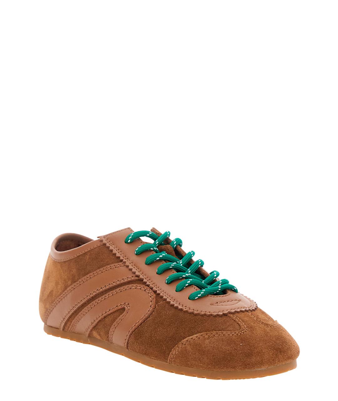 JEFFREY CAMPBELL Коричневые замшевые кроссовки, фото 2