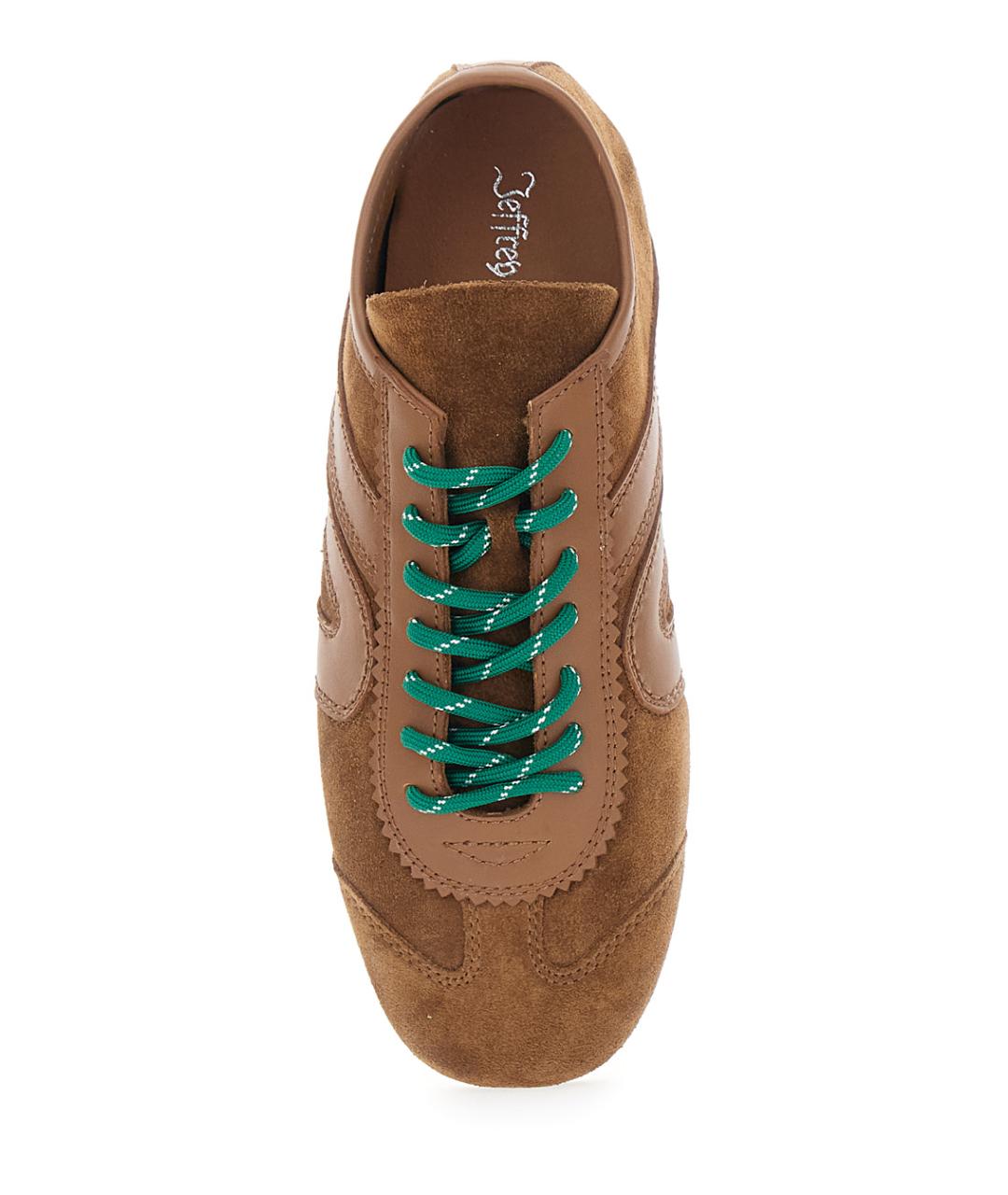 JEFFREY CAMPBELL Коричневые замшевые кроссовки, фото 4