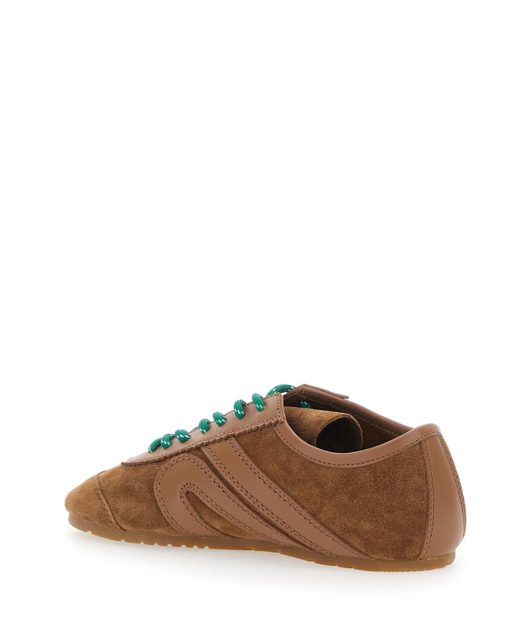 JEFFREY CAMPBELL Коричневые замшевые кроссовки, фото 3