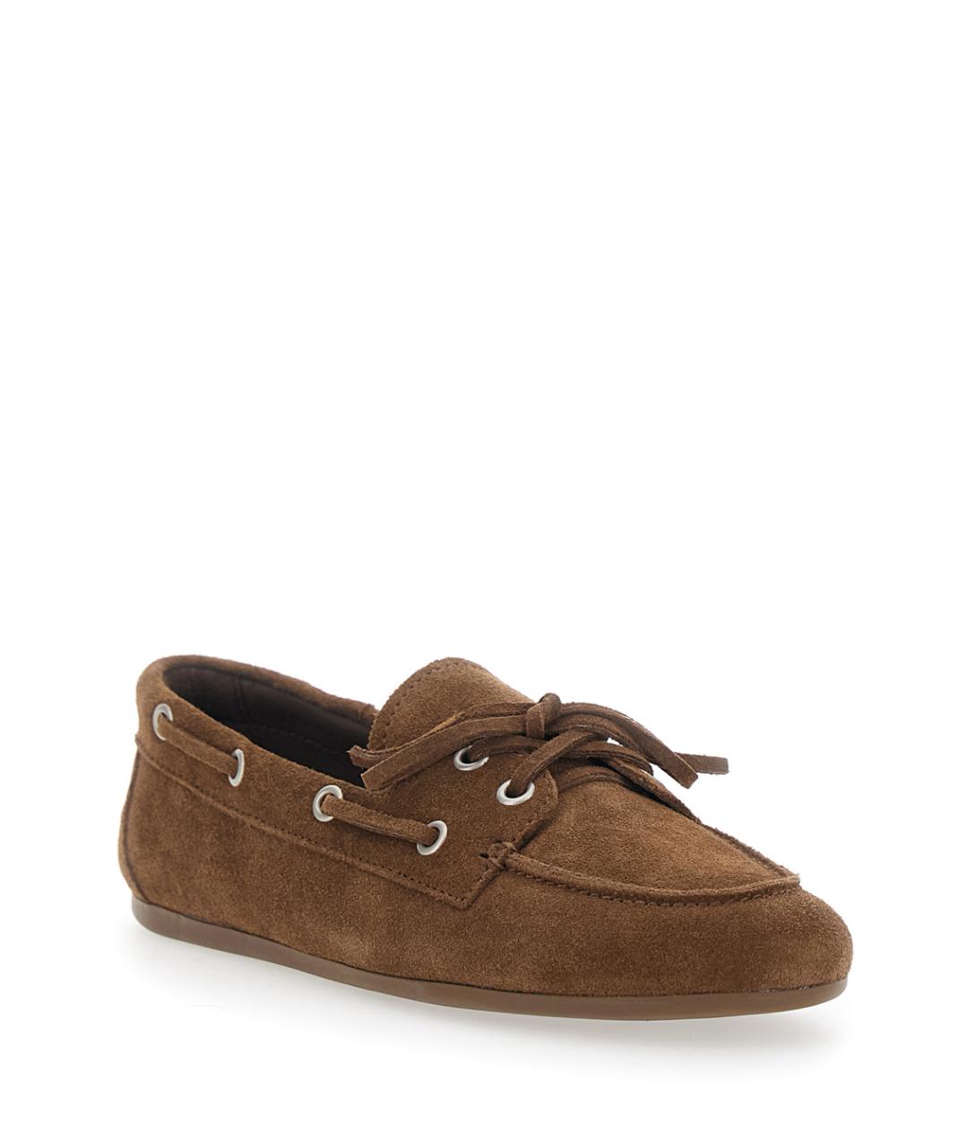 JEFFREY CAMPBELL Коричневые замшевые лоферы, фото 2