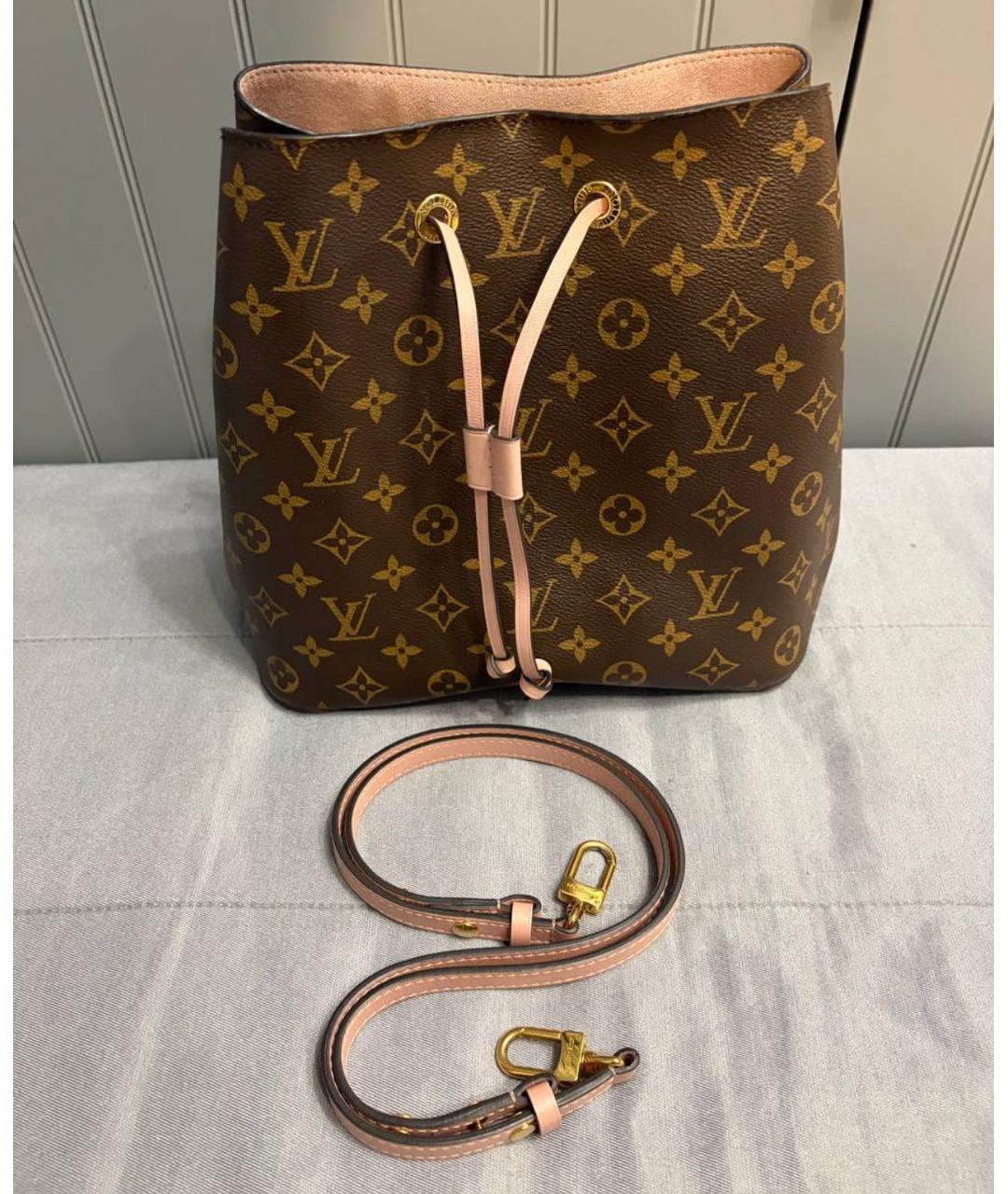 LOUIS VUITTON Коричневая сумка через плечо, фото 9
