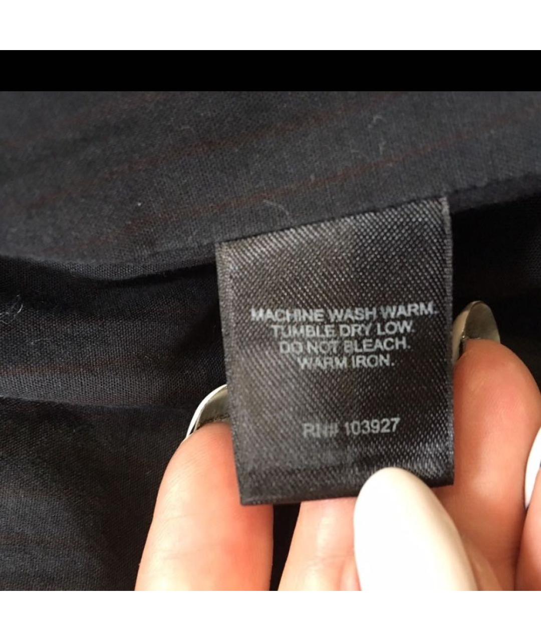 MARC JACOBS Черный хлопковый тренч/плащ, фото 7