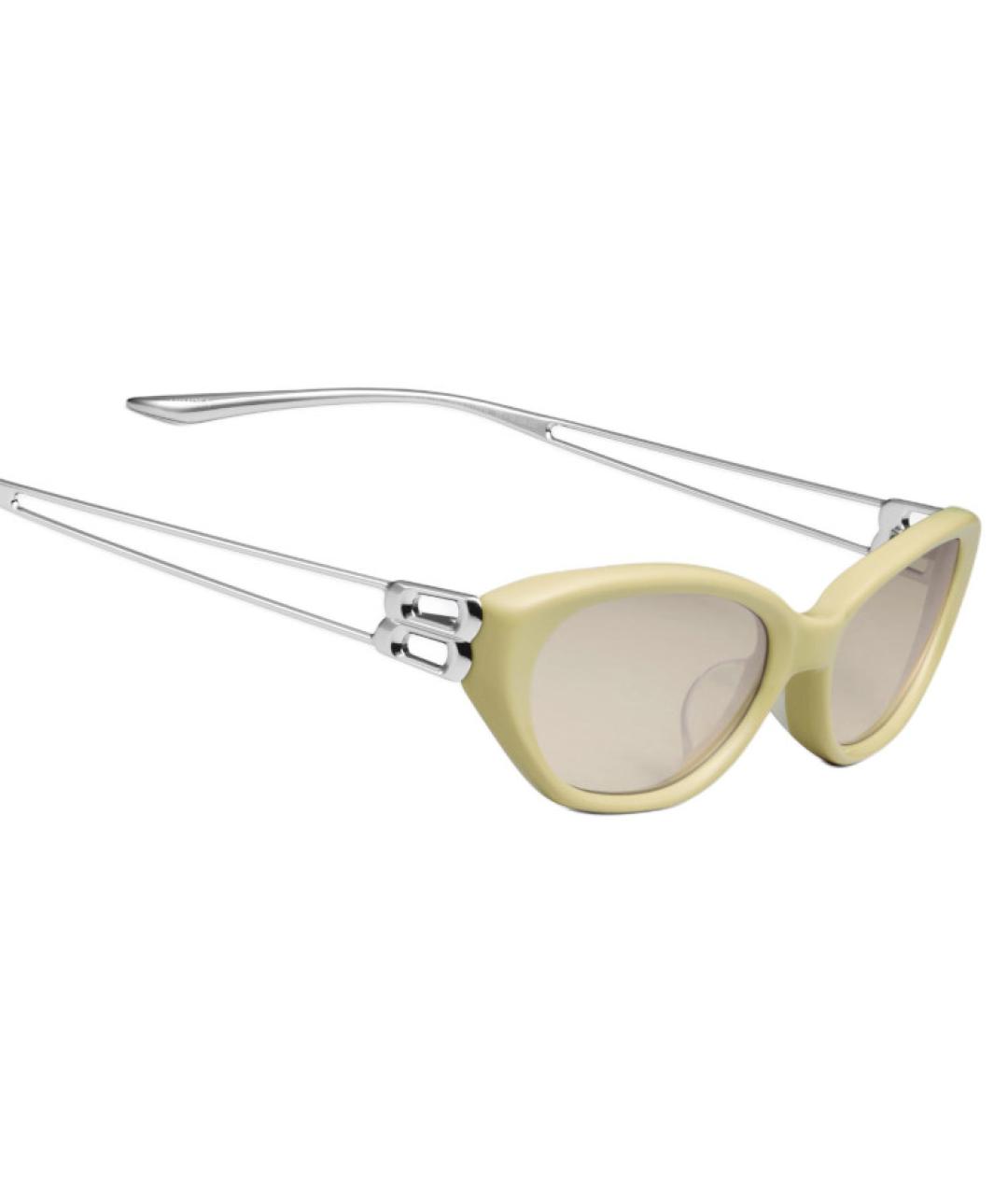 GENTLE MONSTER Желтые пластиковые солнцезащитные очки, фото 4