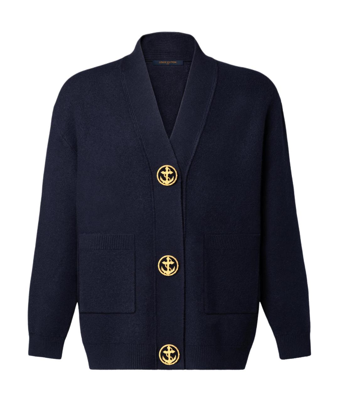 LOUIS VUITTON Темно-синий кардиган, фото 1