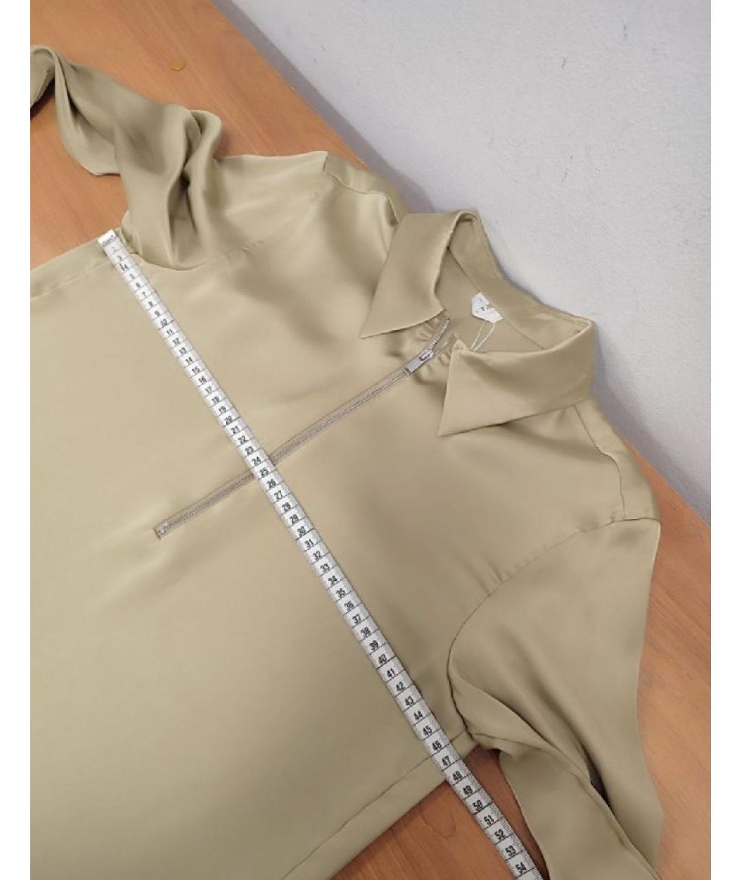 ARKET Золотая полиэстеровая блузы, фото 7