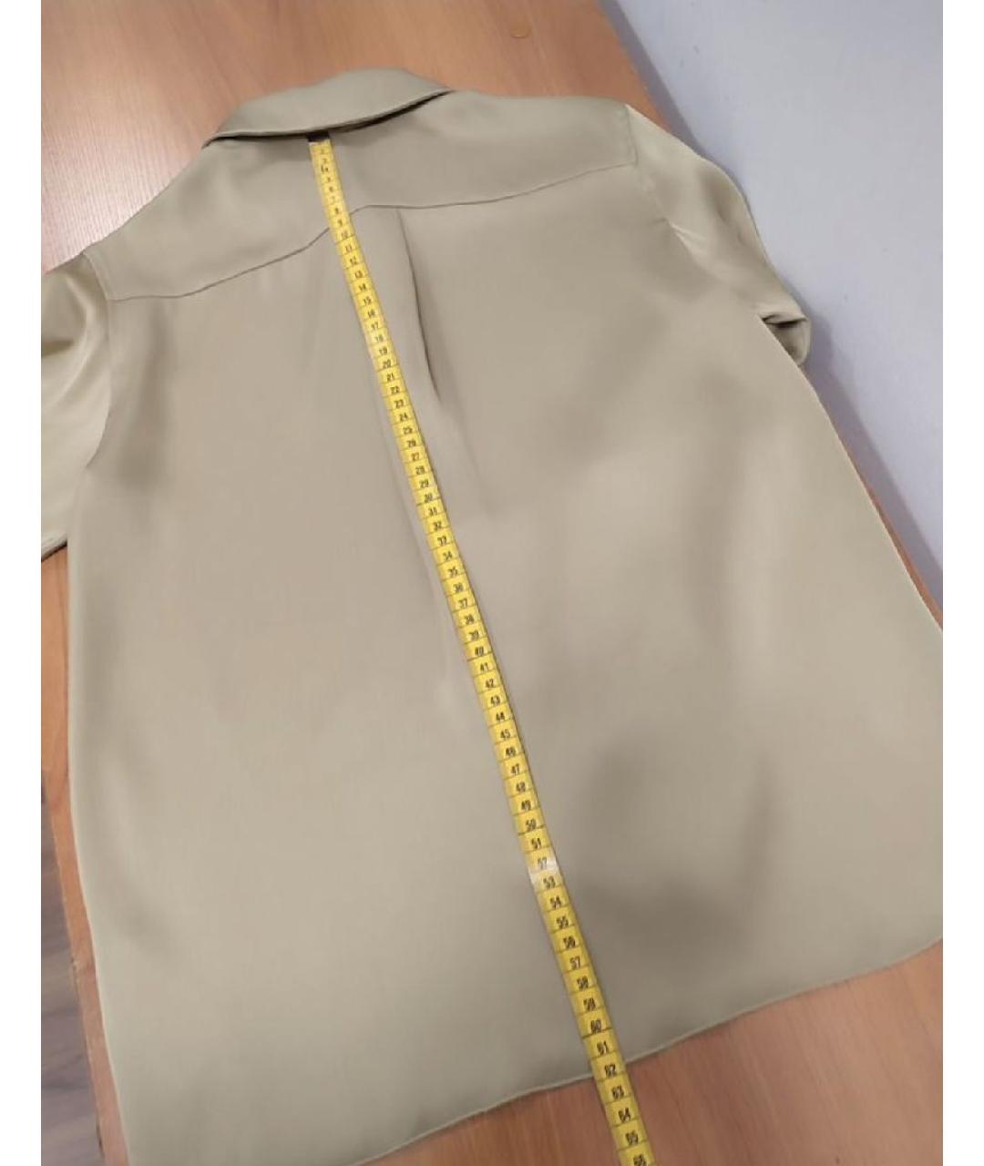 ARKET Золотая полиэстеровая блузы, фото 6