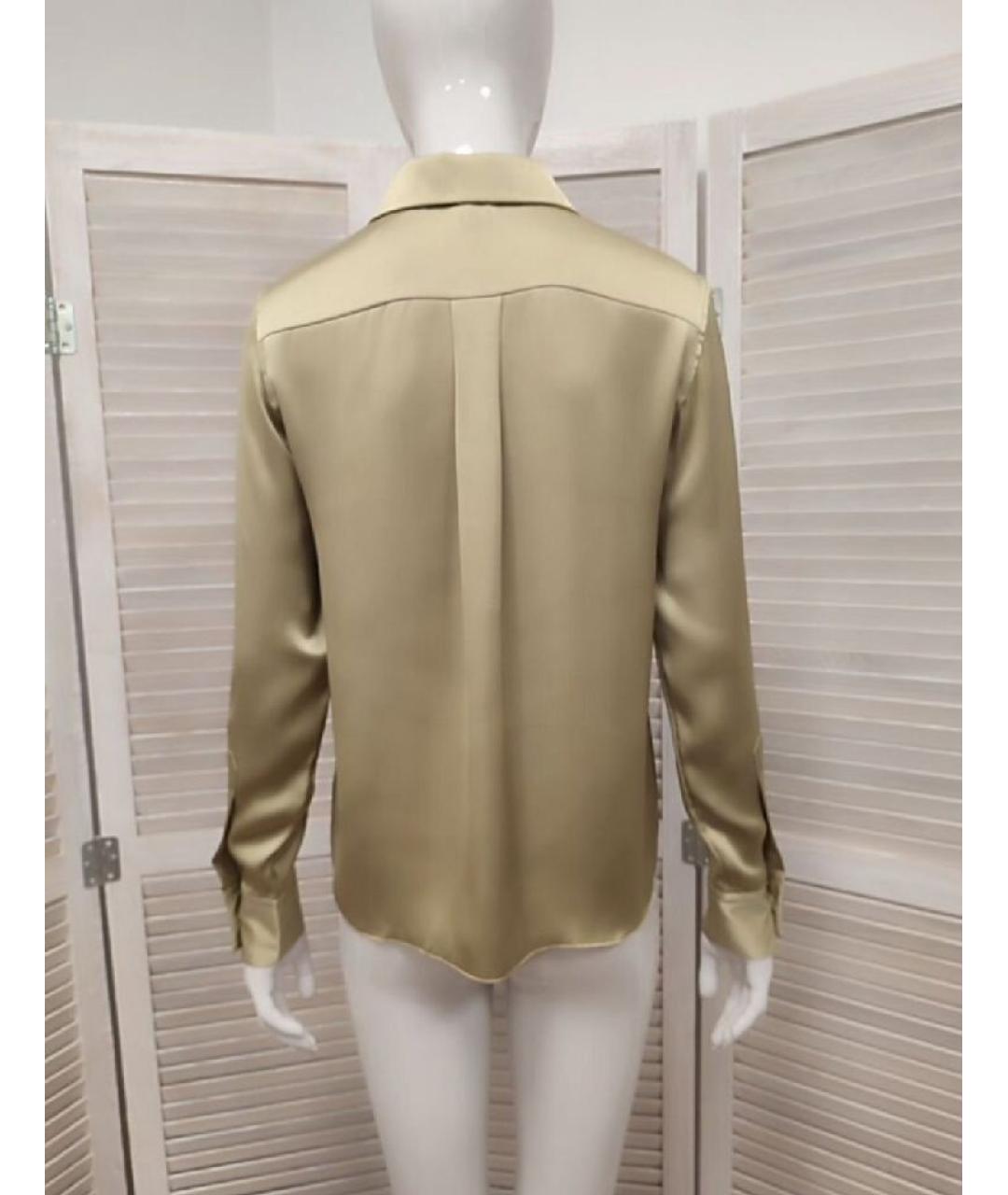 ARKET Золотая полиэстеровая блузы, фото 2