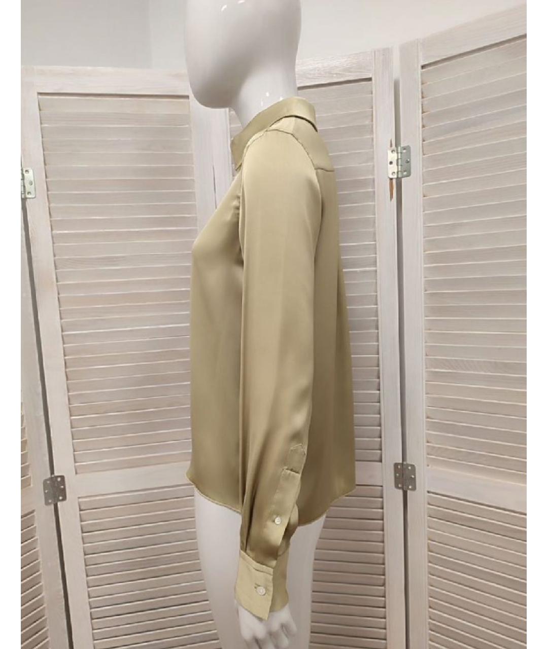 ARKET Золотая полиэстеровая блузы, фото 4