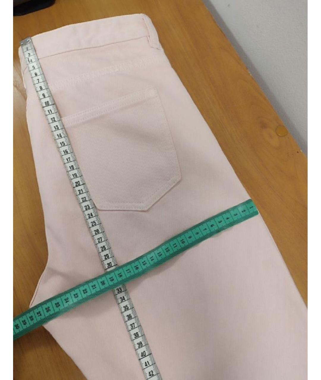 ARKET Розовые хлопковые прямые джинсы, фото 9