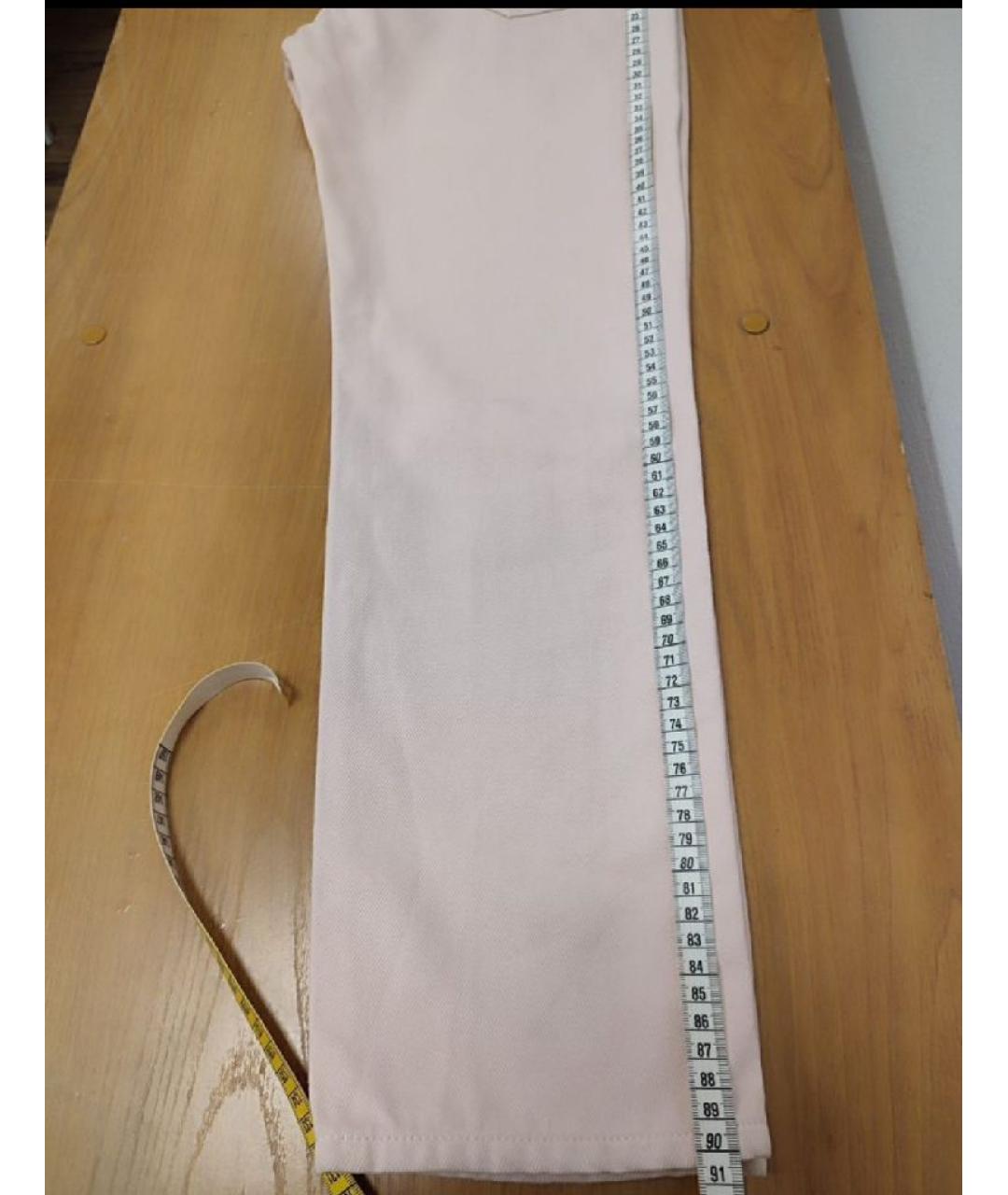 ARKET Розовые хлопковые прямые джинсы, фото 8