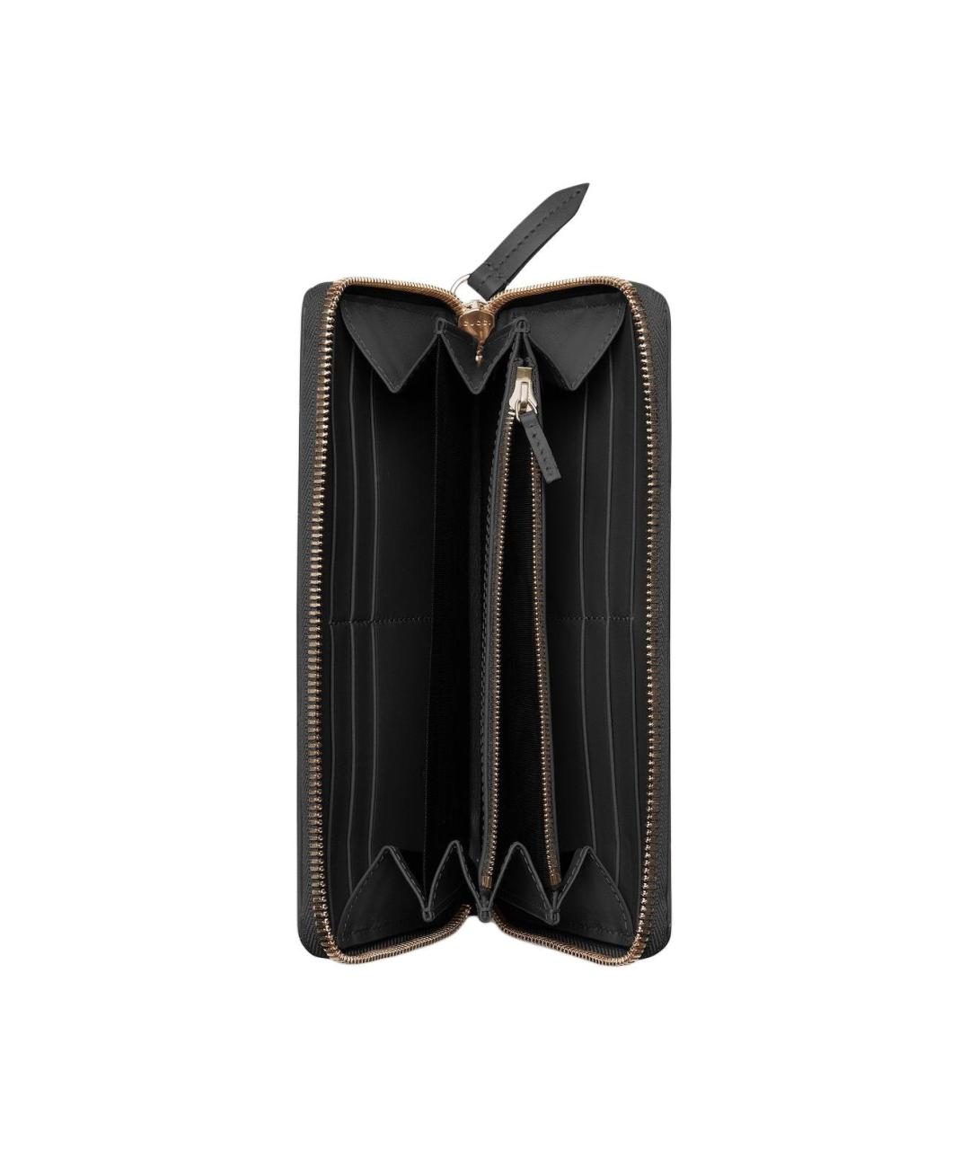 GUCCI Черный кожаный кошелек, фото 4