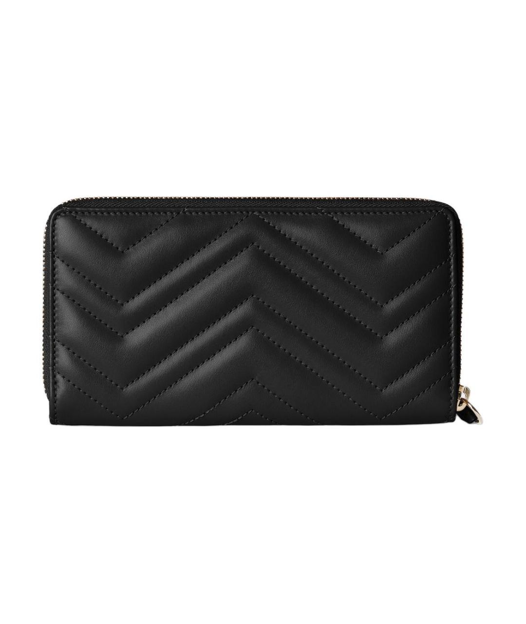 GUCCI Черный кожаный кошелек, фото 3