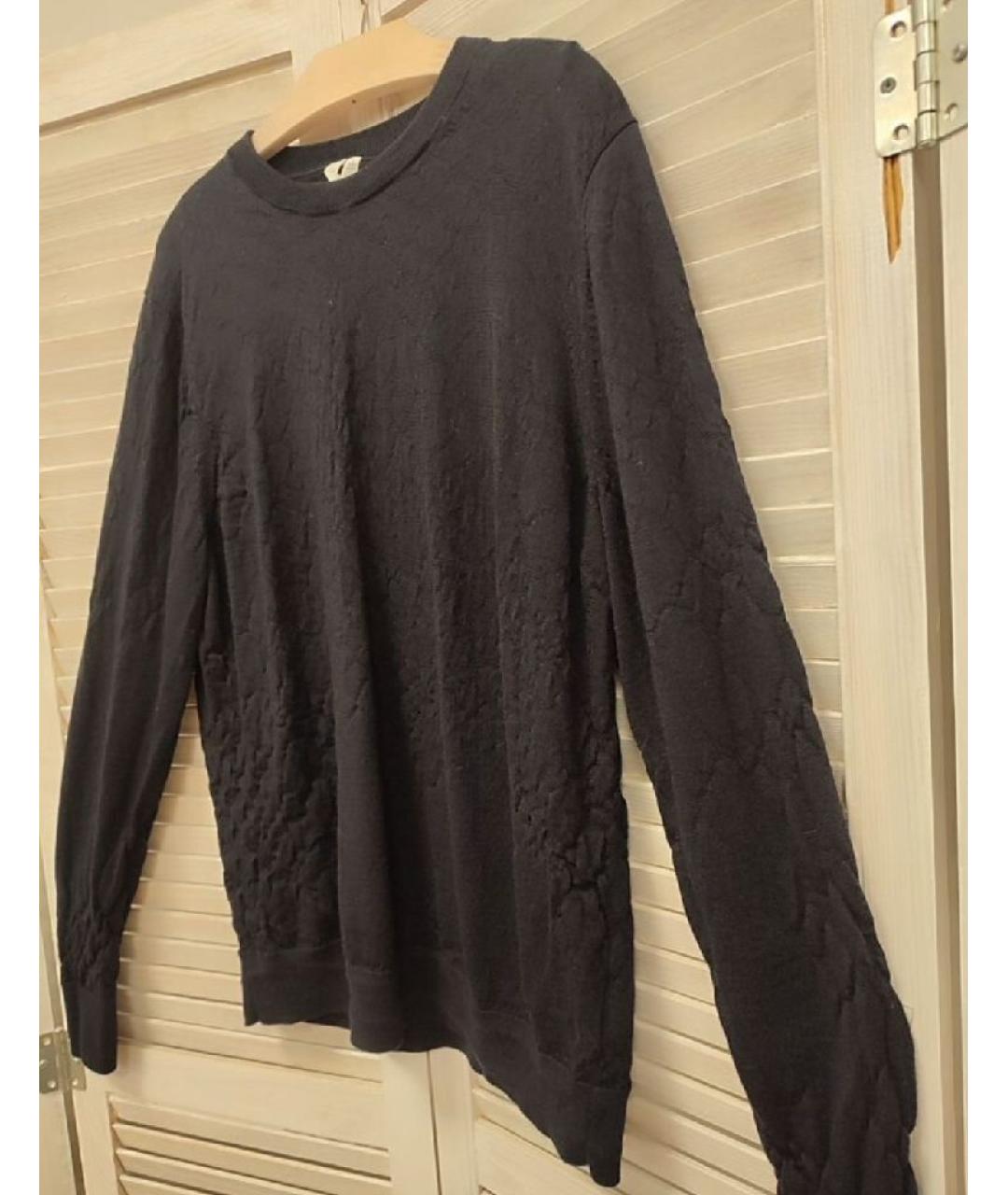 ARKET Темно-синий шерстяной джемпер / свитер, фото 4