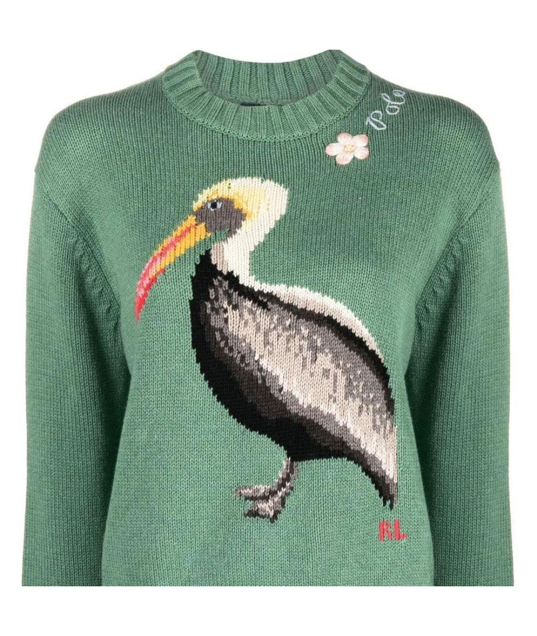 POLO RALPH LAUREN Зеленый джемпер / свитер, фото 5
