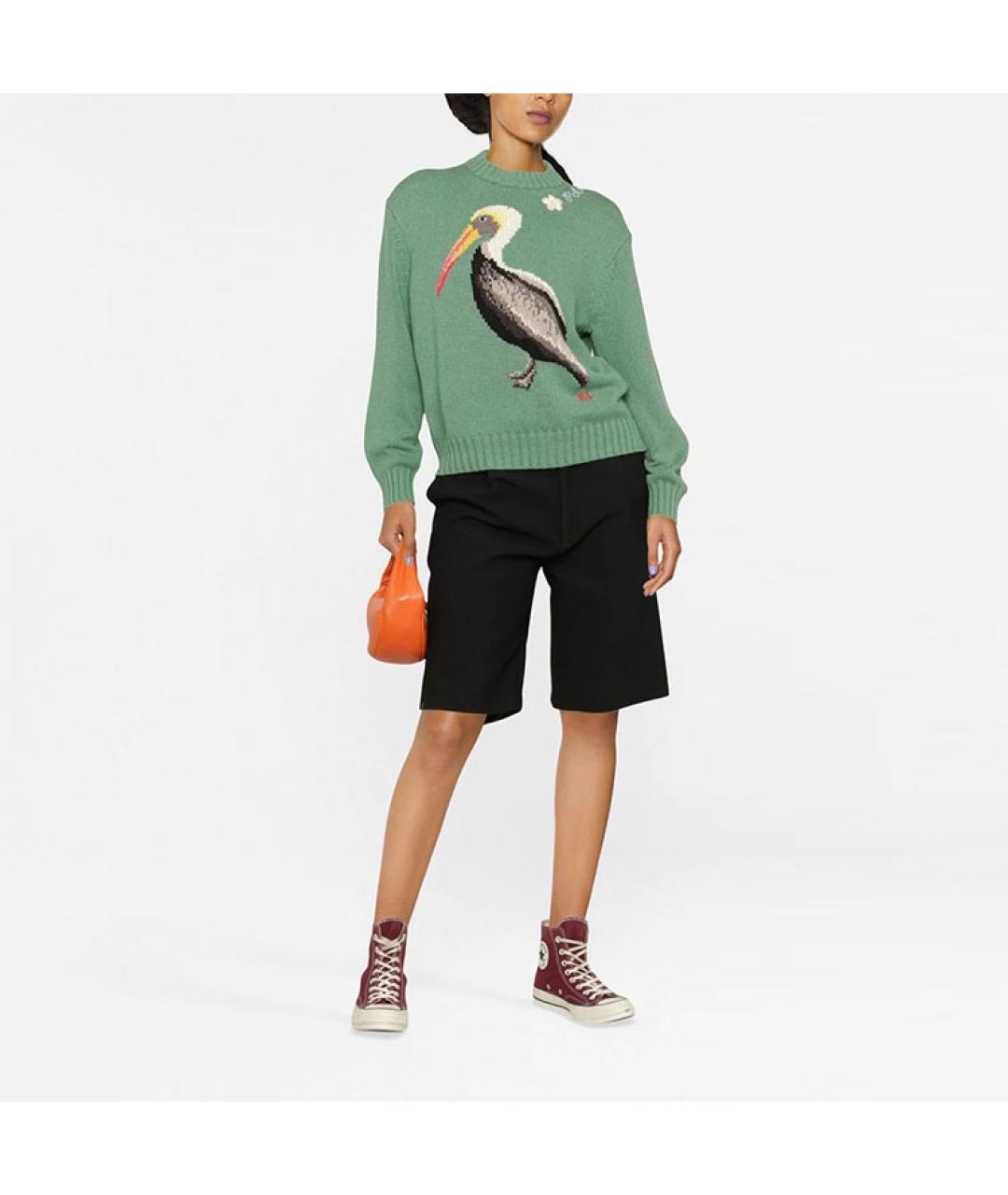 POLO RALPH LAUREN Зеленый джемпер / свитер, фото 2