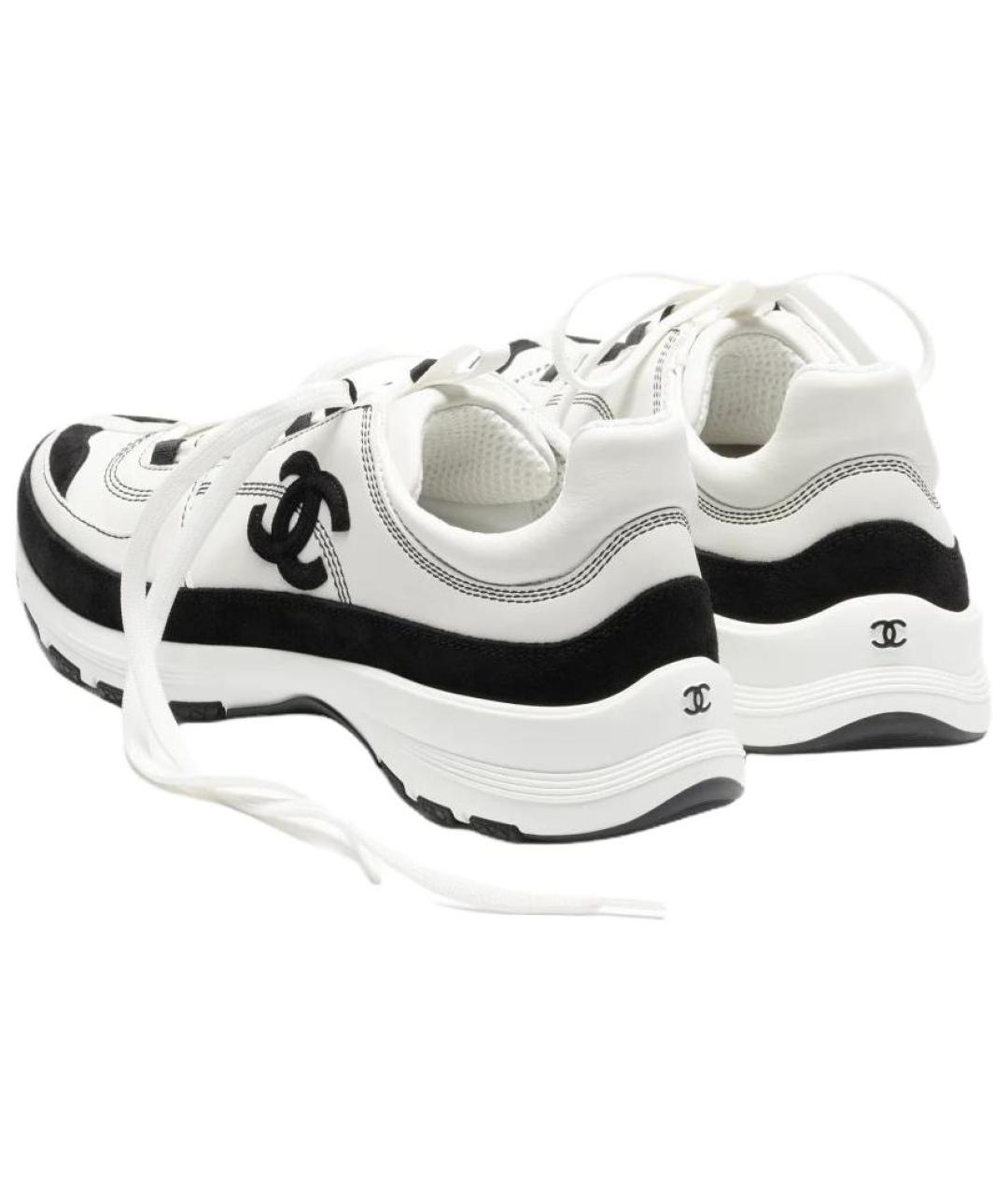 CHANEL Белые кроссовки, фото 4