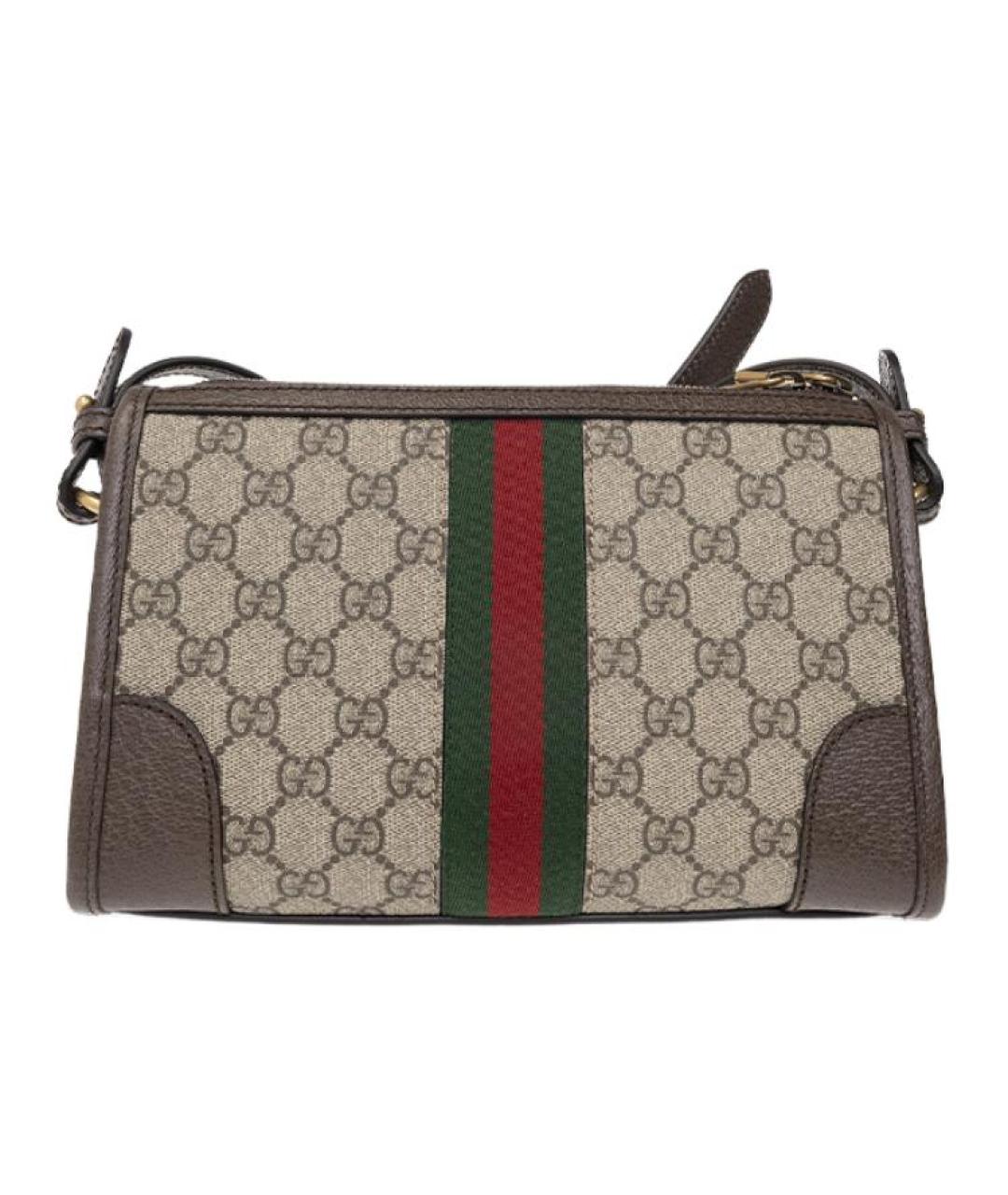 GUCCI Коричневая сумка на плечо, фото 3
