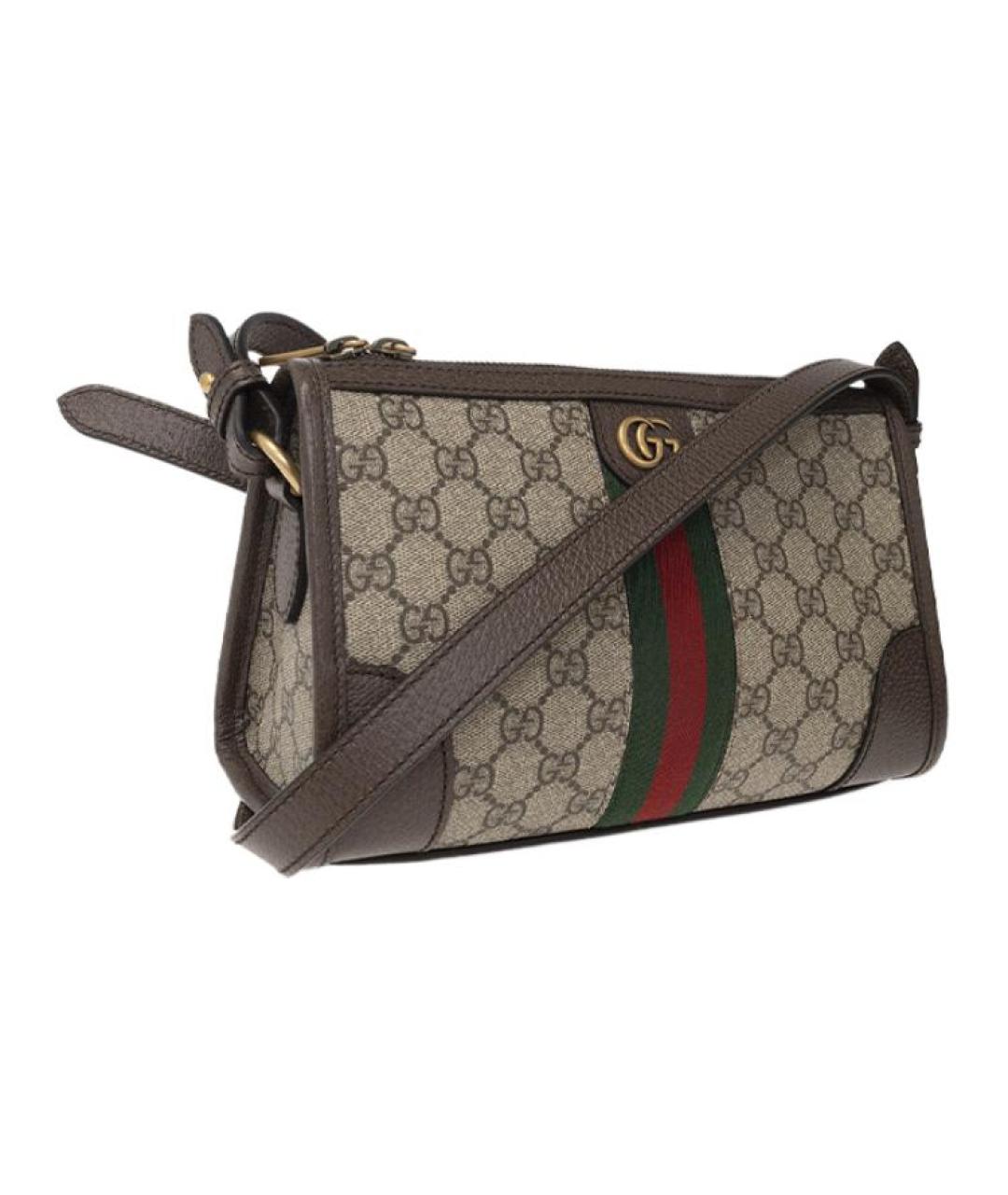 GUCCI Коричневая сумка на плечо, фото 2