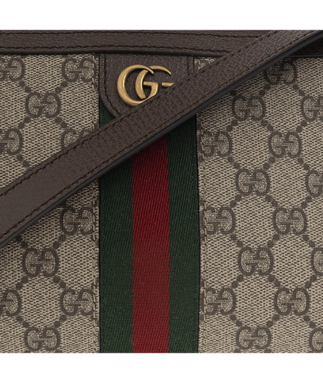 GUCCI Коричневая сумка на плечо, фото 5