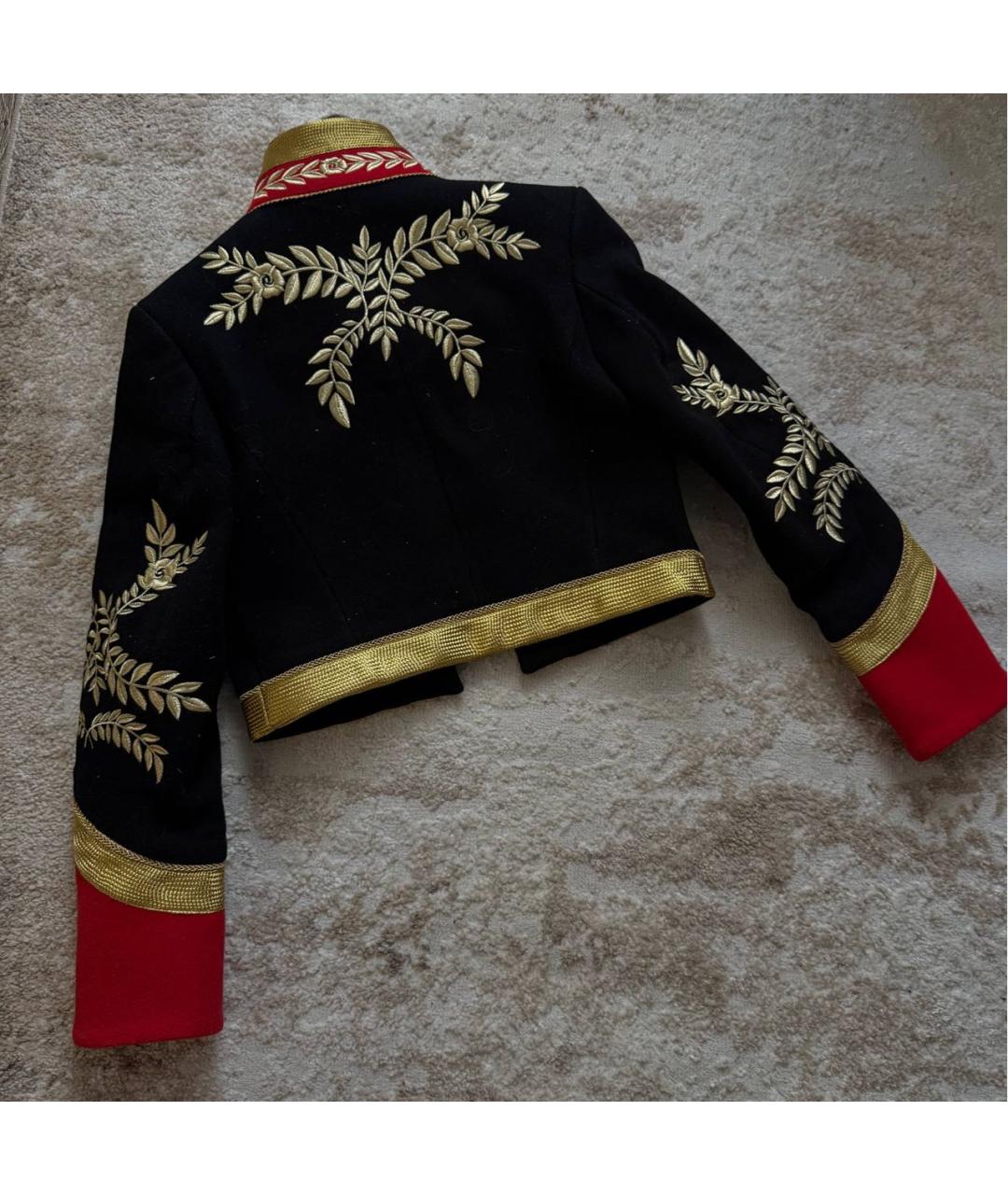 PACO RABANNE Черный шерстяной жакет/пиджак, фото 6