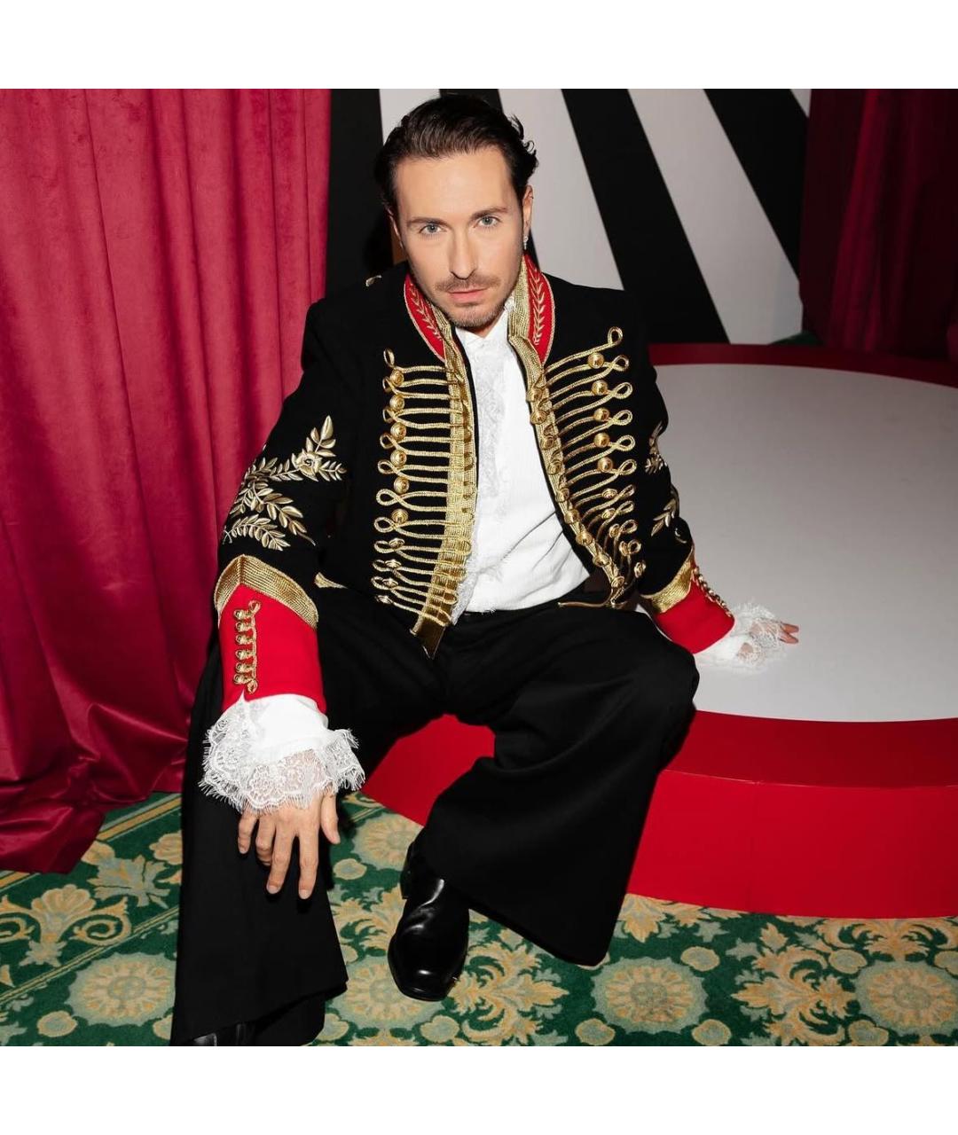 PACO RABANNE Черный шерстяной жакет/пиджак, фото 2