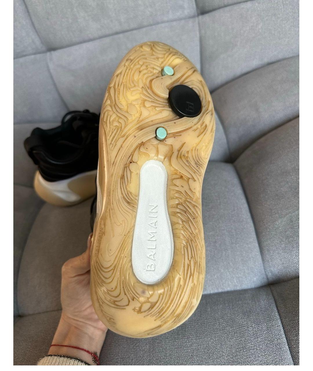 BALMAIN Черные кроссовки, фото 6