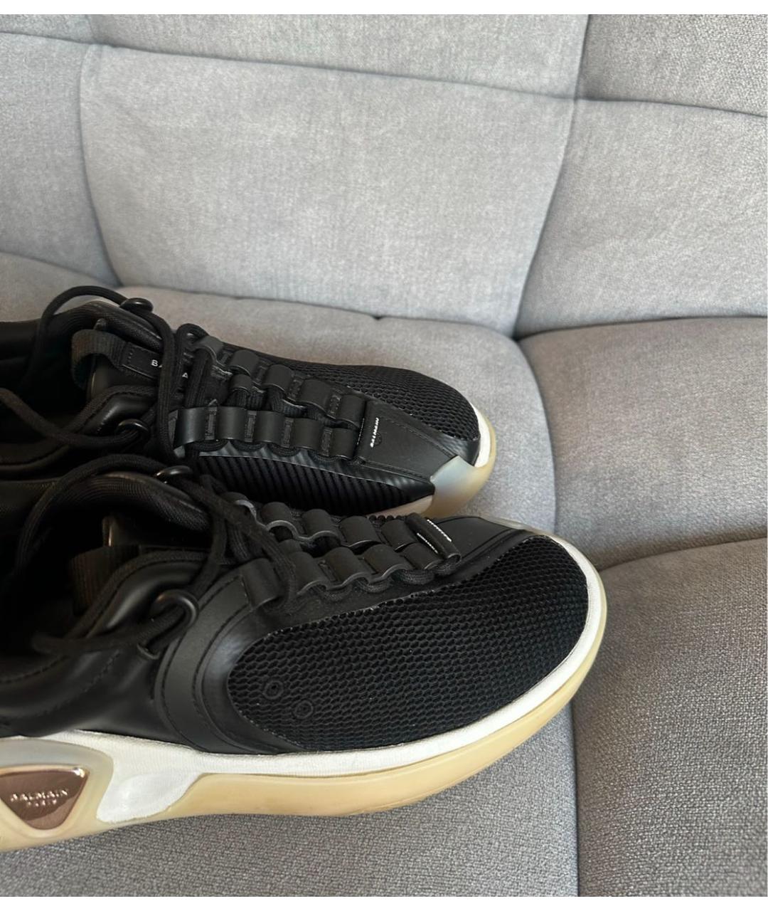 BALMAIN Черные кроссовки, фото 2