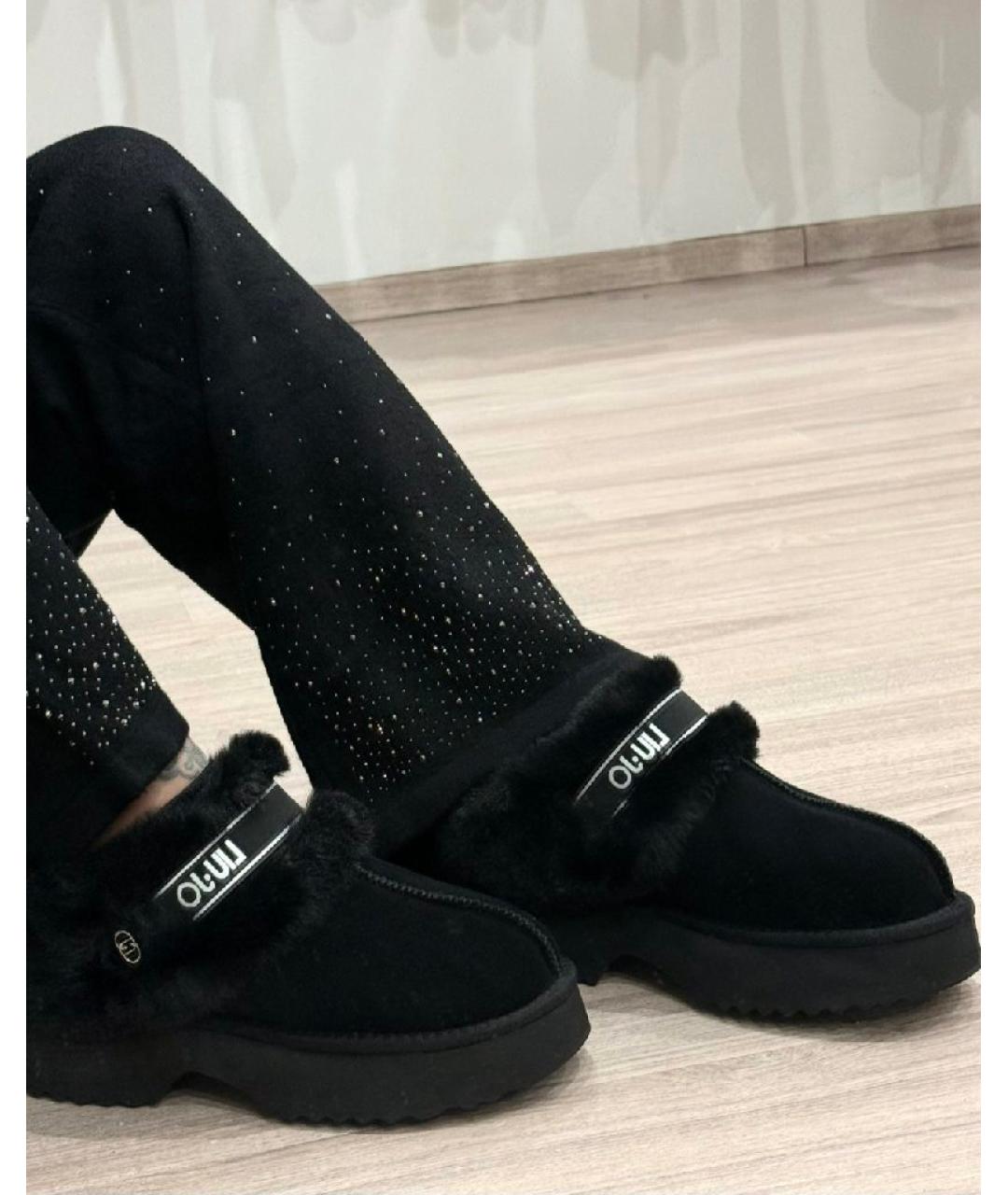LIU JO Черные замшевые ботинки, фото 5