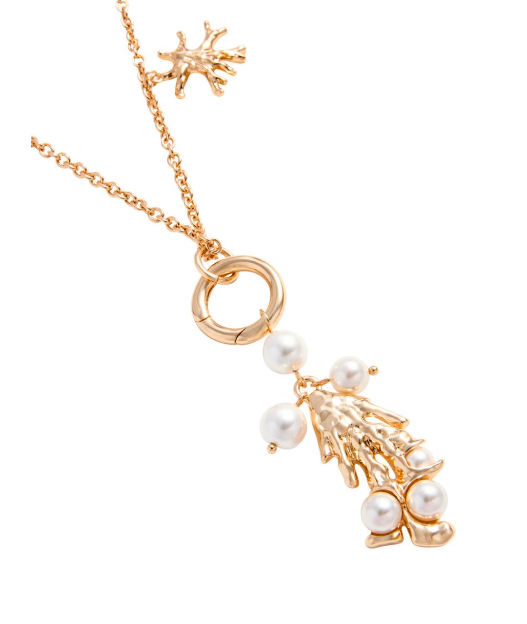 SELF-PORTRAIT Золотое металлическое колье, фото 2