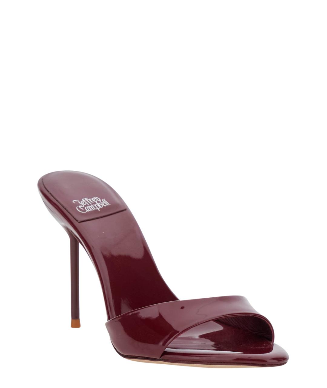 JEFFREY CAMPBELL Бордовые мюли, фото 2